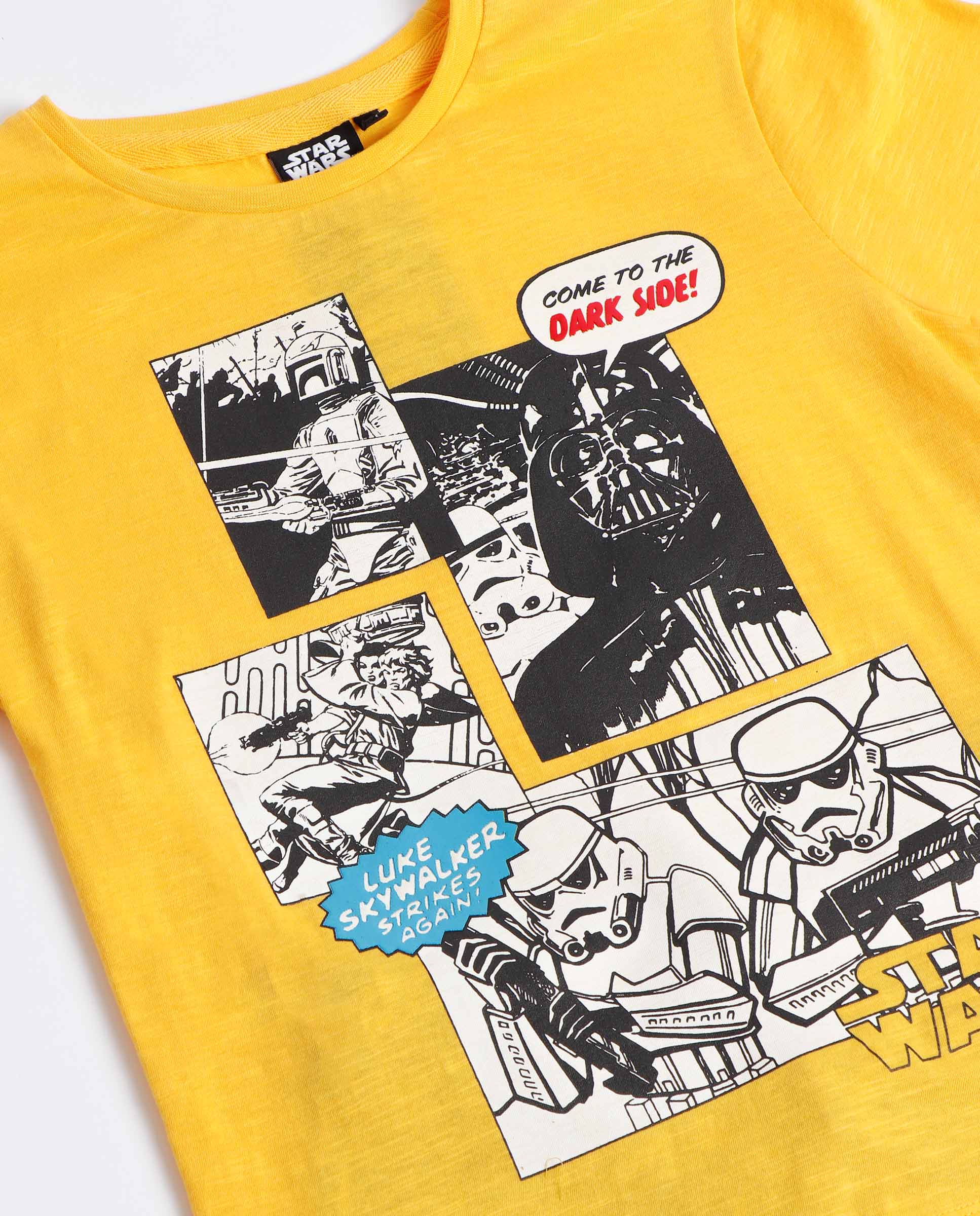 Conjunto Star Wars Mangas Cortas Estampada 2 Piezas Para Niños by Star Wars