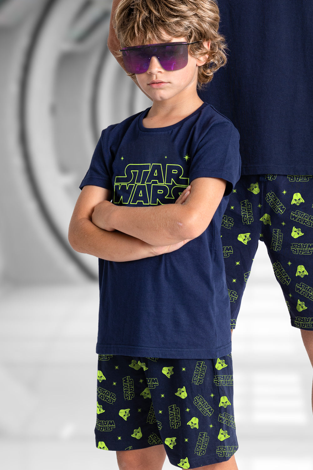 Conjunto Star Wars Mangas Cortas Estampada 2 Piezas Para Niños by Star Wars