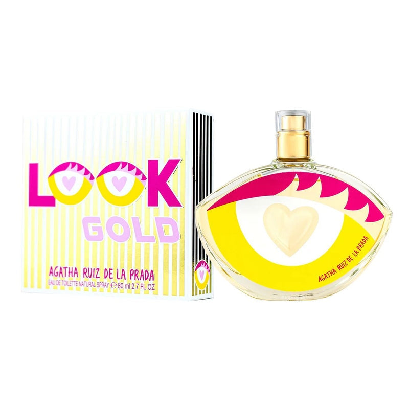 Perfume Agatha Ruiz Look Gold Eau de Toilette 80 ml para Damas
