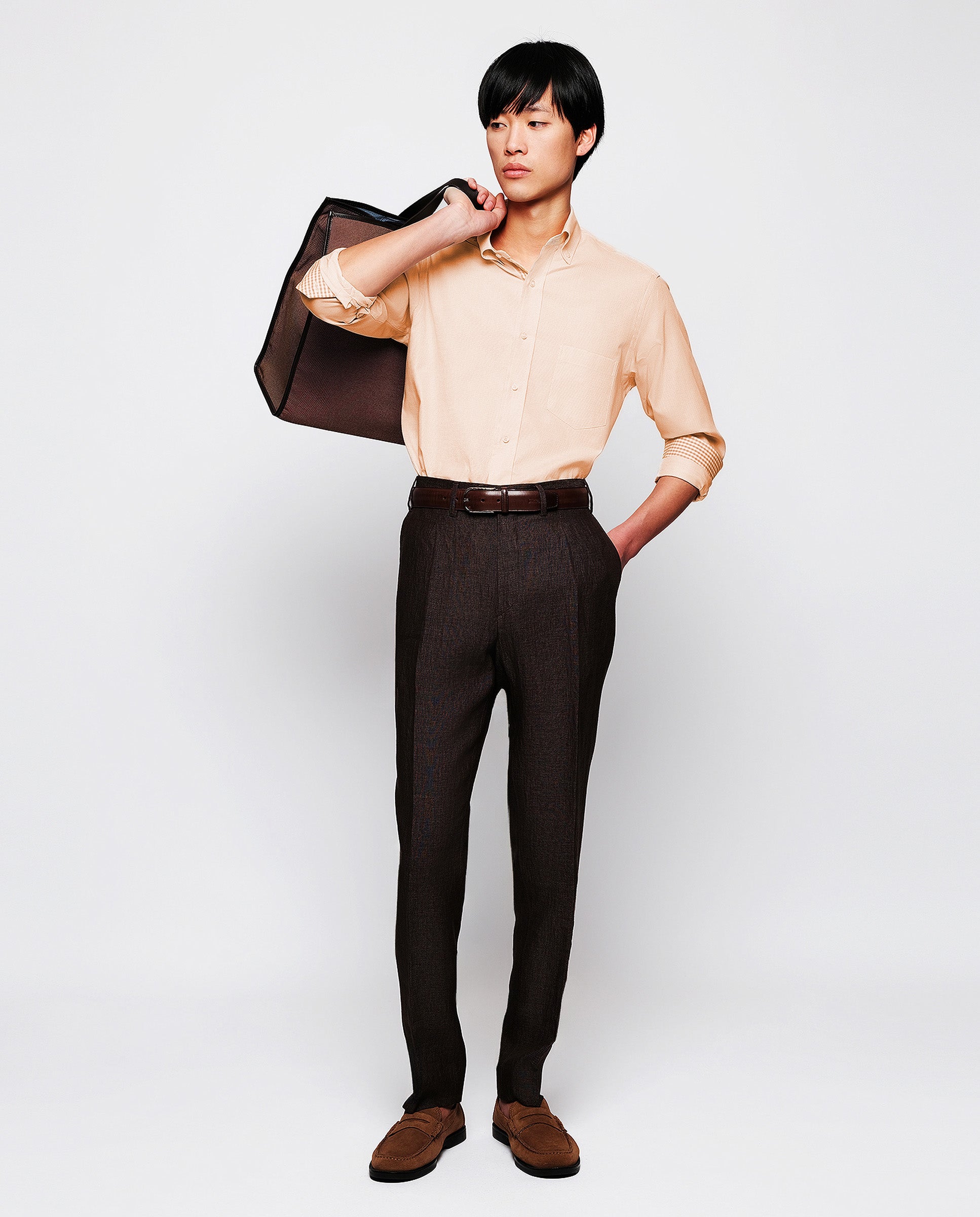 Camisa Mirto Mangas Largas Brocada P/ Caballeros 6352/51 by Mirto