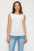 Blusa Dna Couture sin Mangas Lisa para Damas