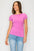 Blusa Dna Couture Mangas Cortas Liso para Damas