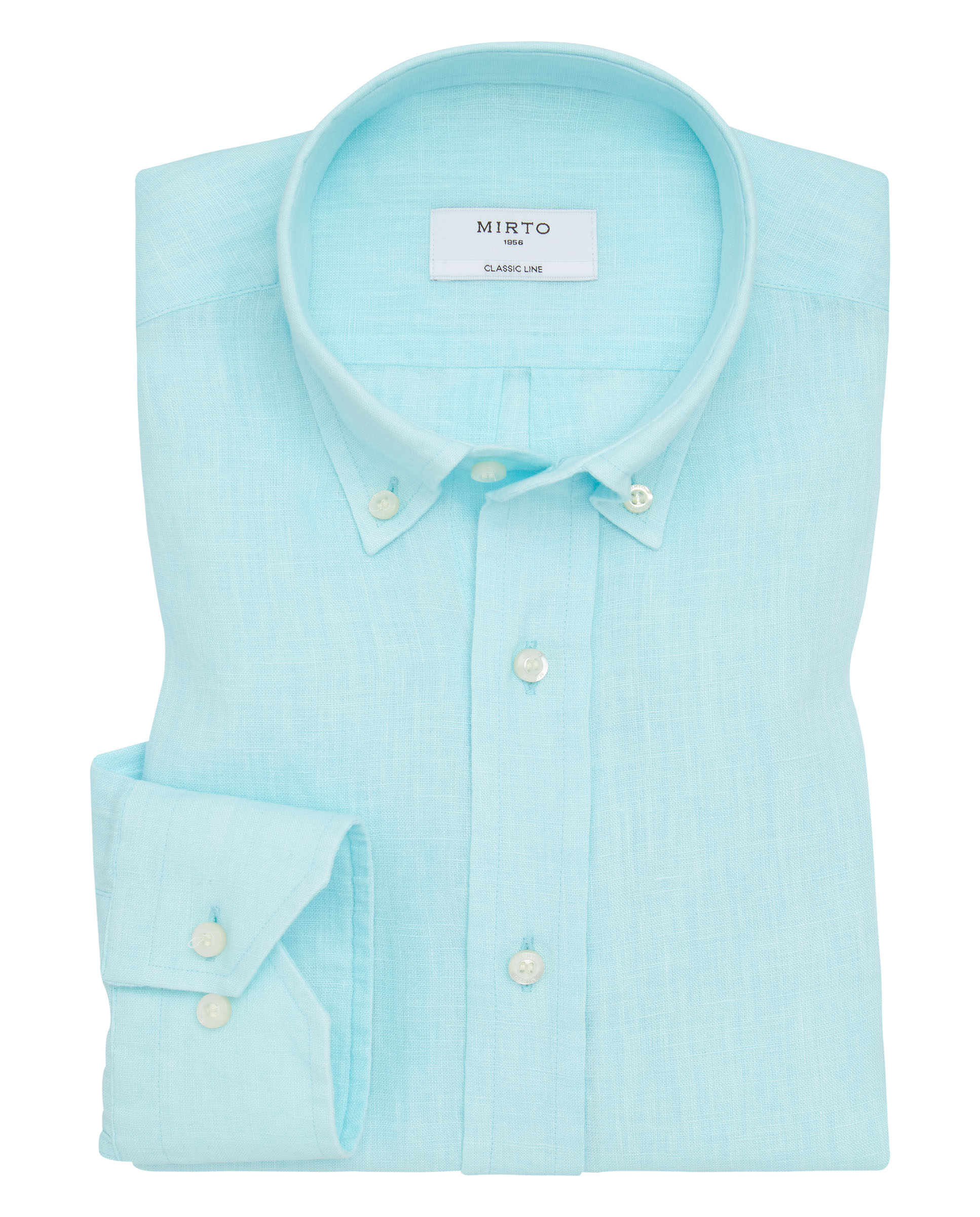 Camisa Mirto Mangas Largas Lisa Para Caballeros by Mirto