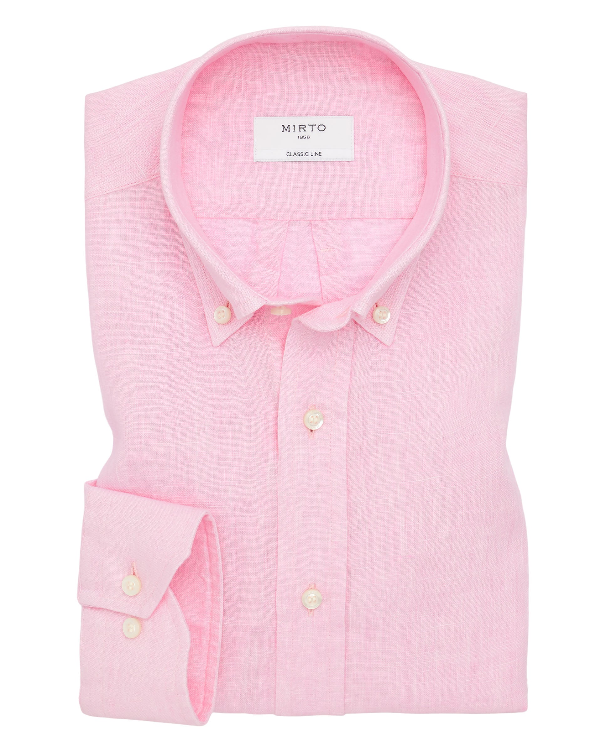 Camisa Mirto Mangas Largas Lisa Para Caballeros