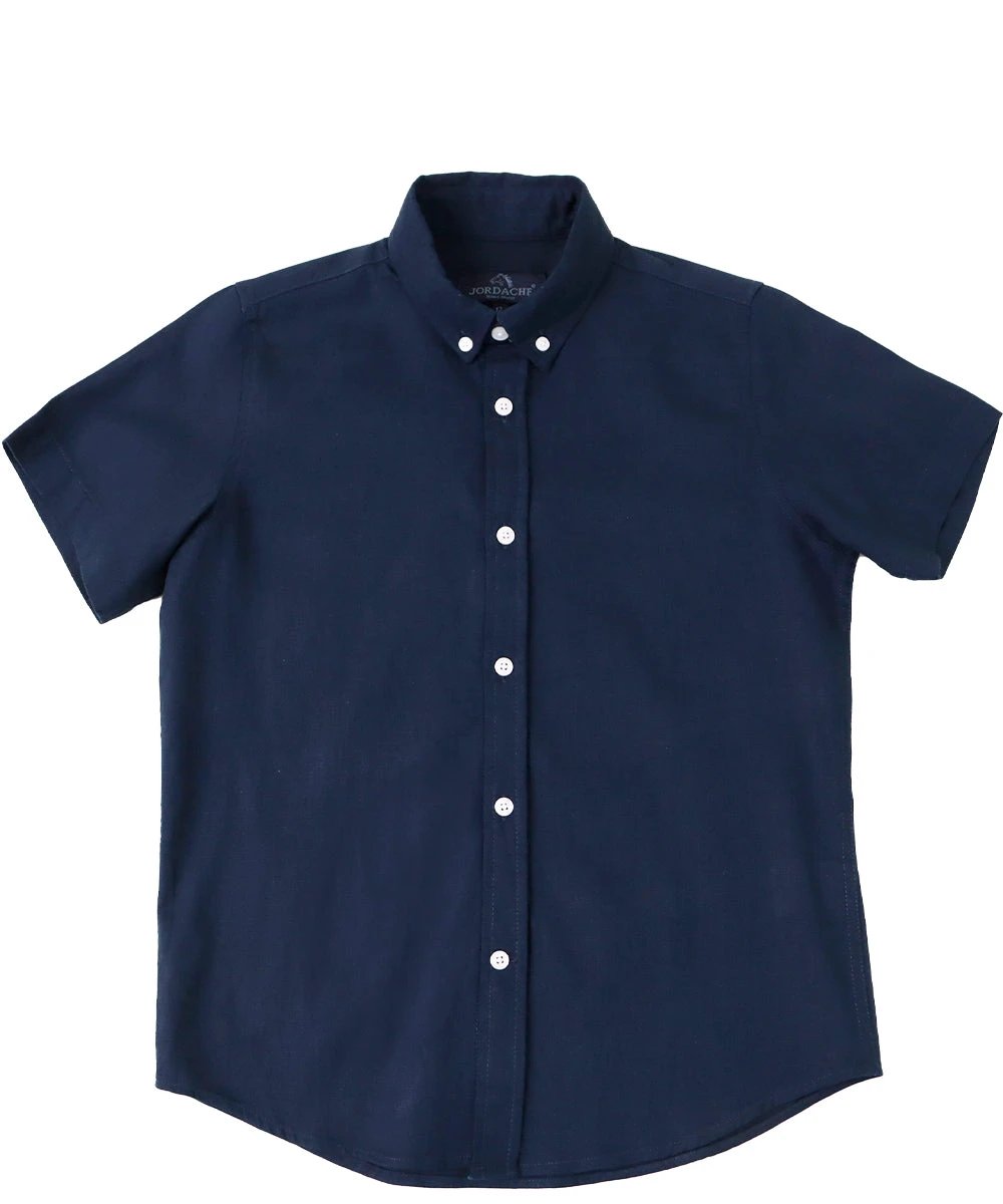 Camisa Jordache Mangas Cortas Lisa Para Niños by Jordache