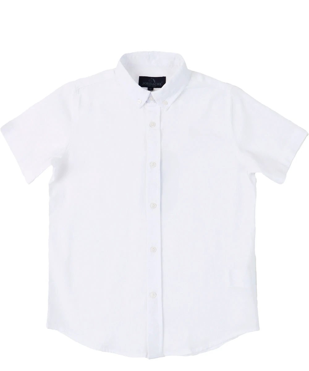 Camisa Jordache Mangas Cortas Lisa Para Niños by Jordache