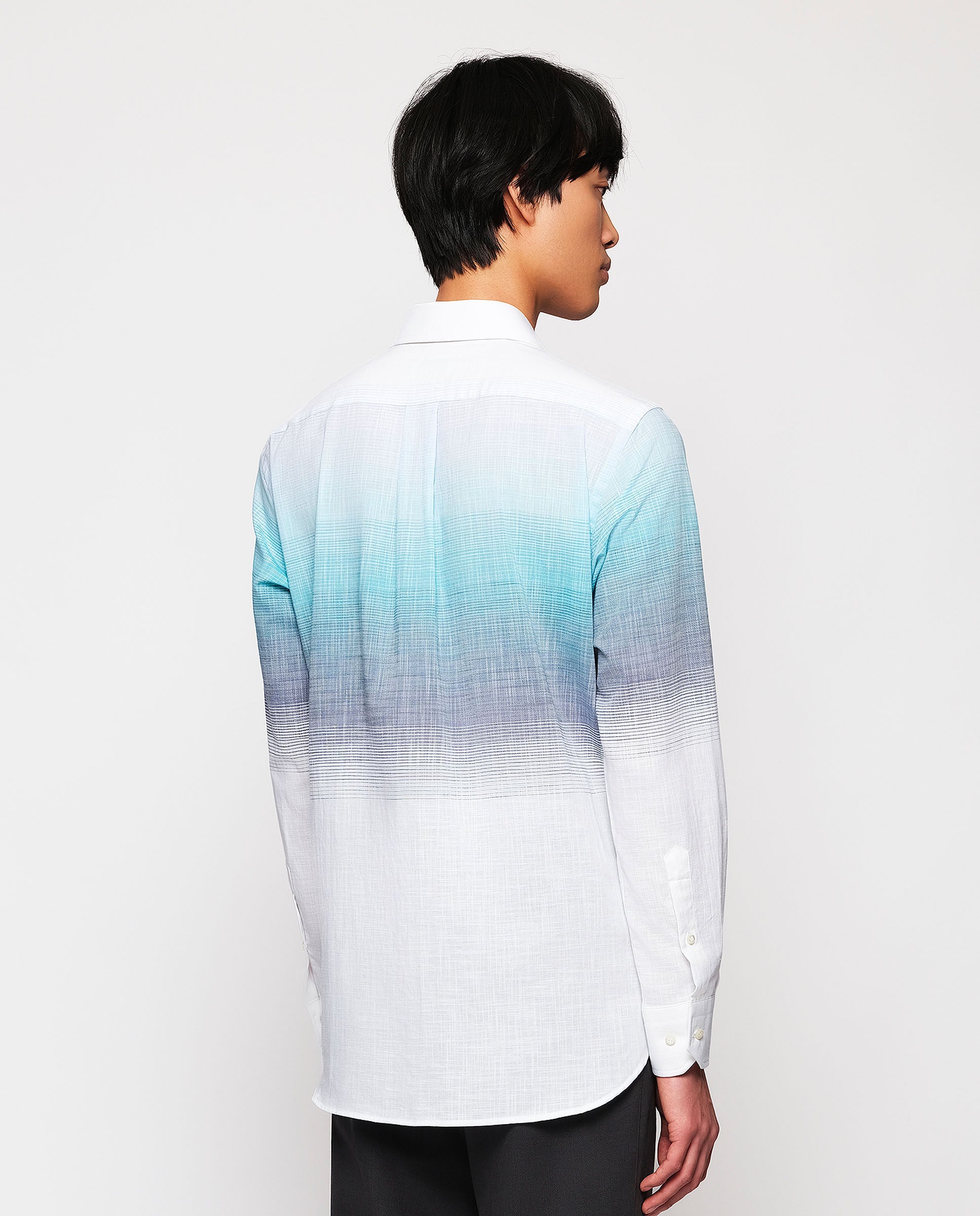 Camisa Mirto Mangas Largas Estampada Para Caballeros by Mirto