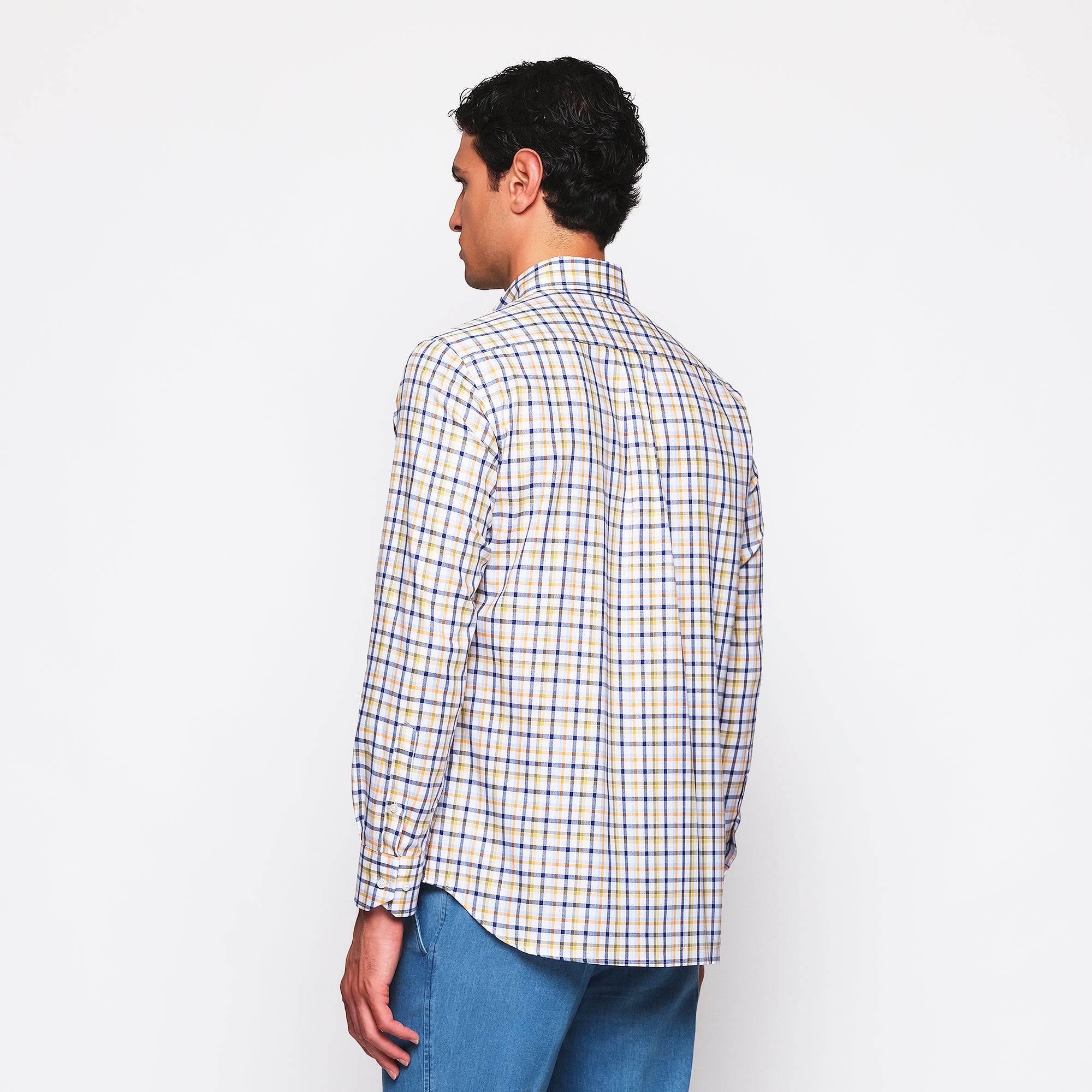 Camisa Mirto Mangas Largas Cuadros Para Caballeros