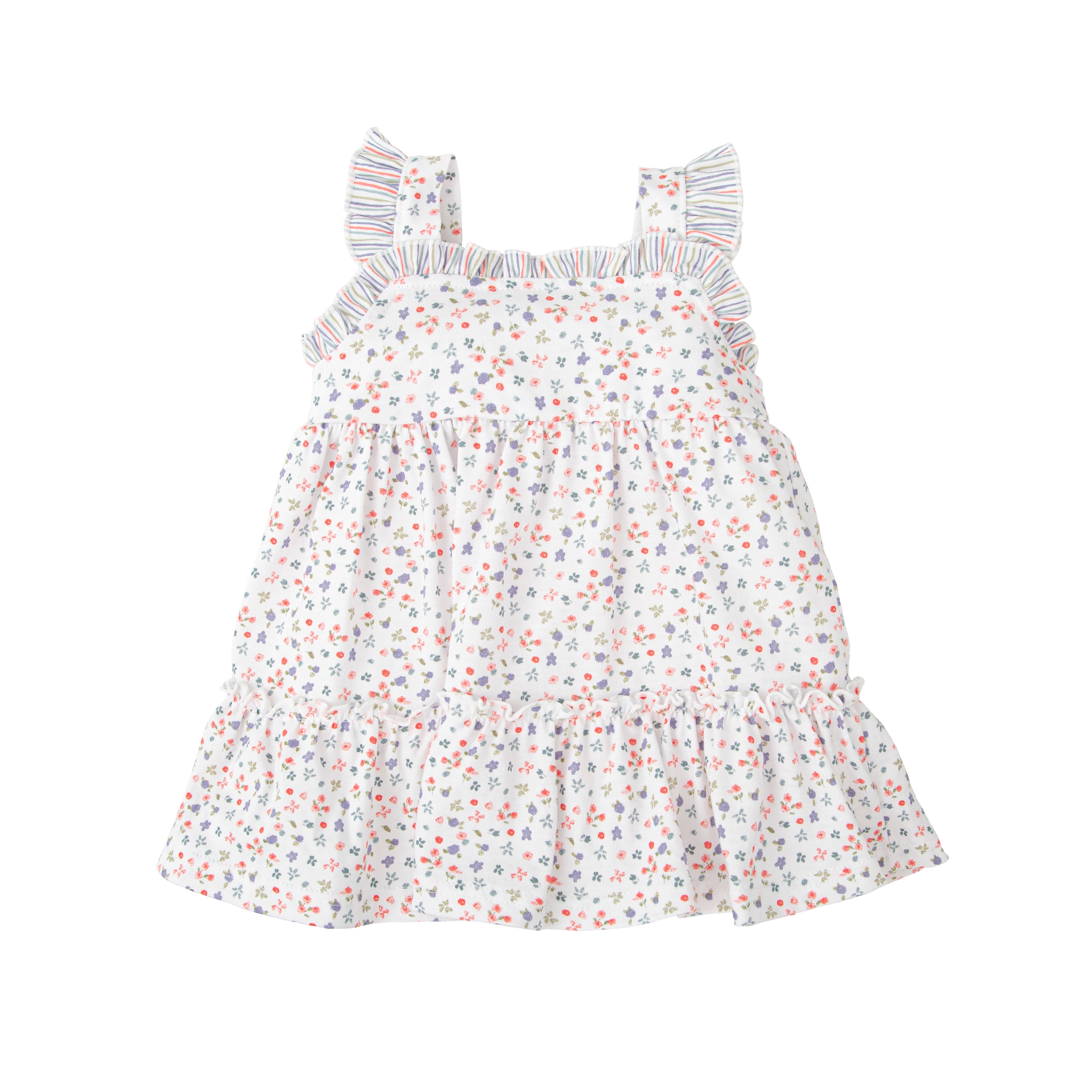 Vestido Babidu Mangas Cortas Estampado Para Niñas by Babidu