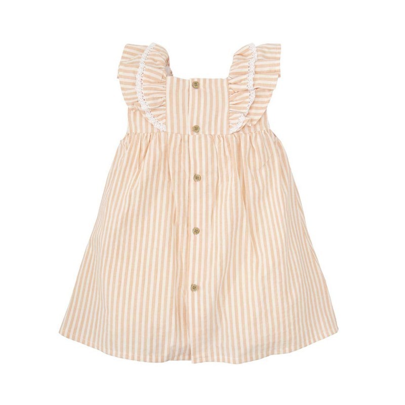 Vestido Babidu Mangas Cortas Rayas P/ Niñas 90455 by Babidu