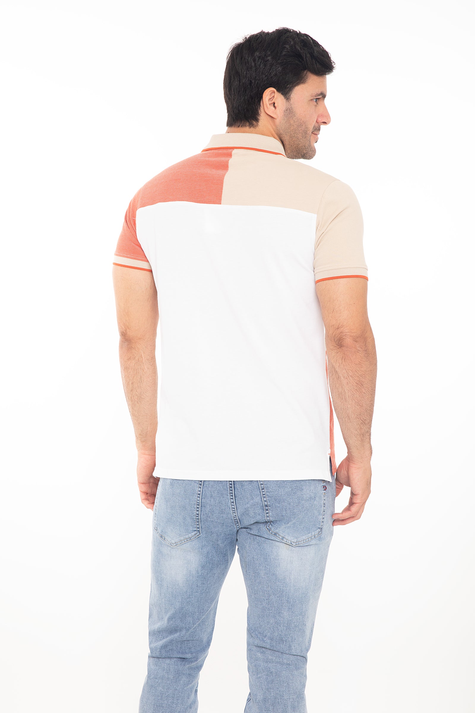 Poloshirt Oscar De La Renta Mangas Cortas Combinado P/ Caballeros by Oscar De La Renta