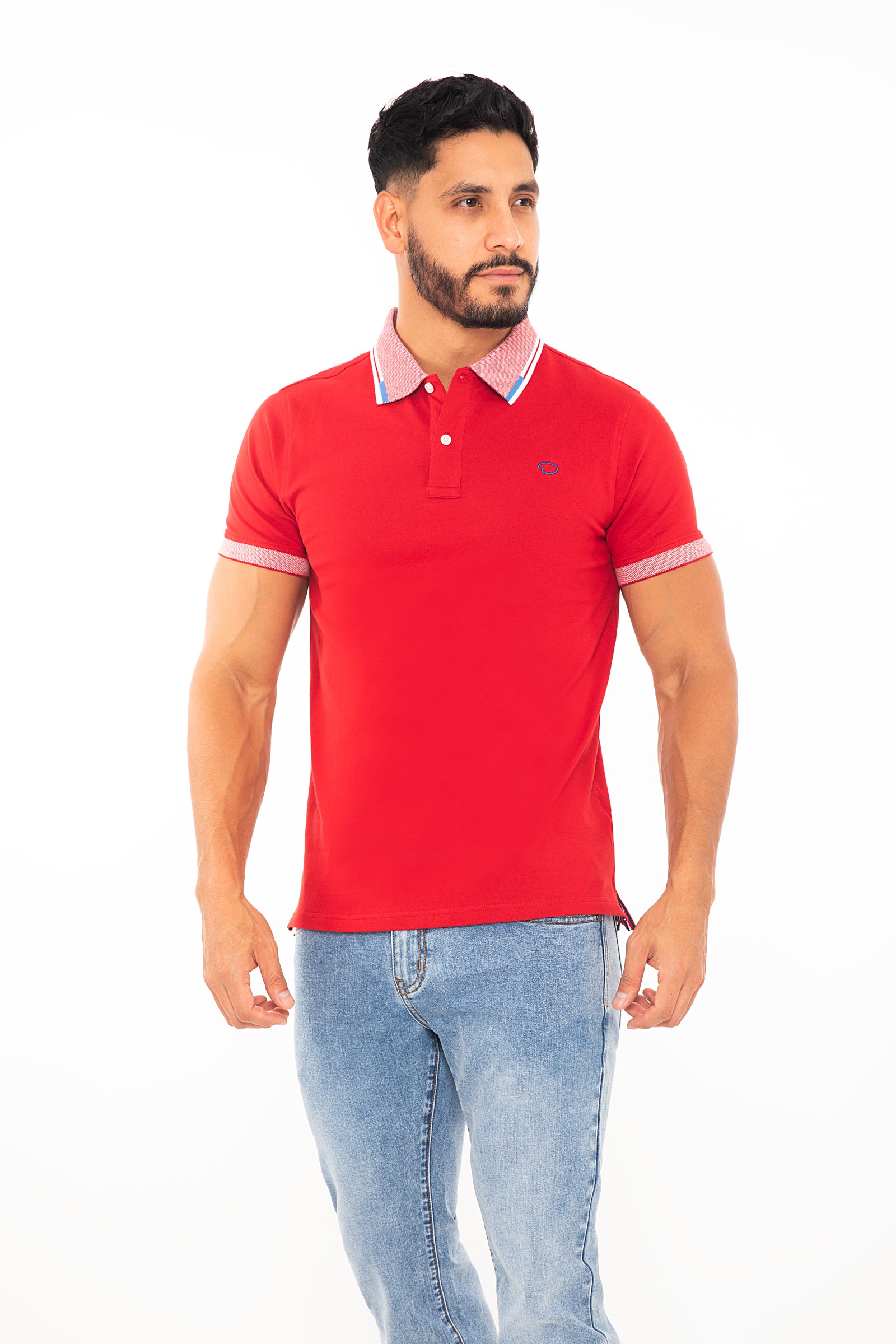 Poloshirt Oscar De La Renta Mangas Cortas Liso P/ Caballeros