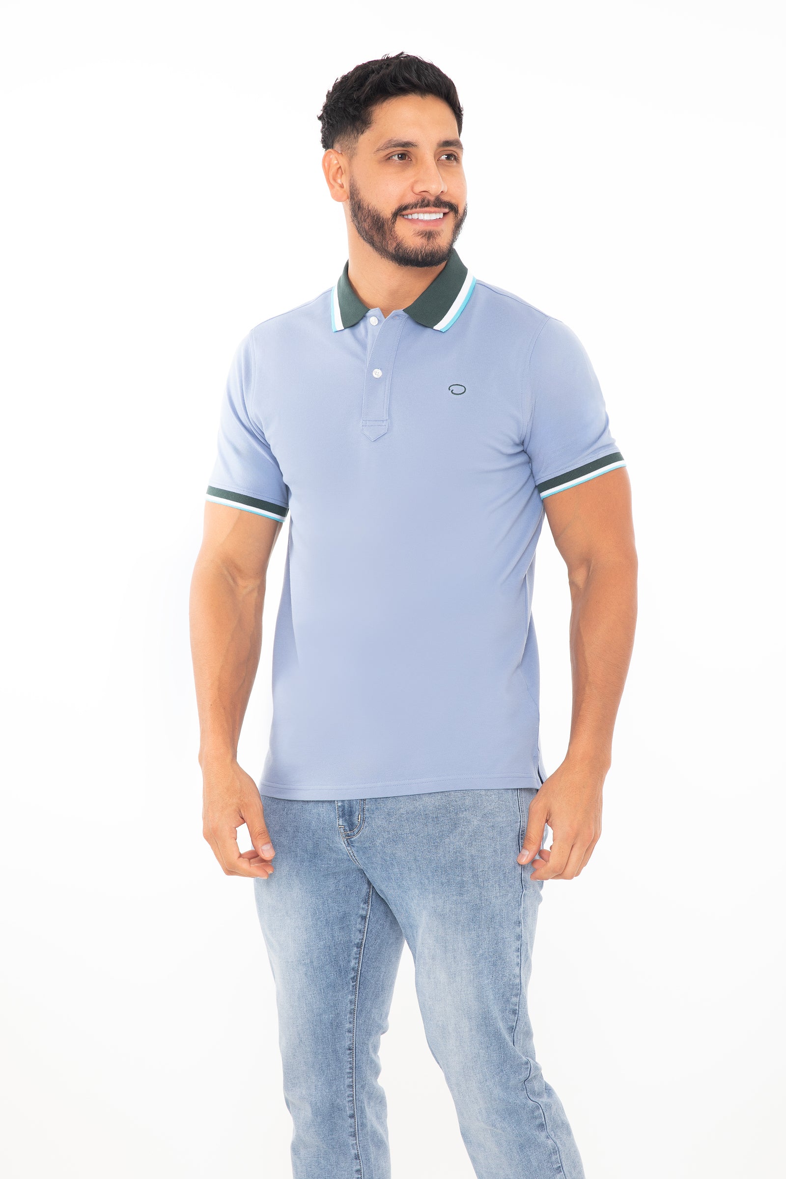 Poloshirt Oscar De La Renta Mangas Cortas Liso P/ Caballeros