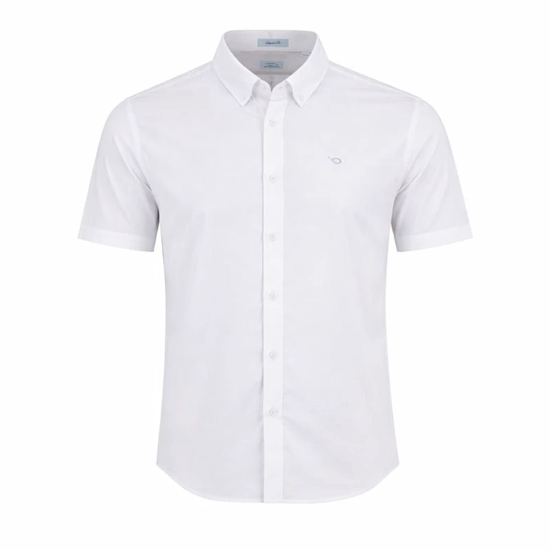 Camisa Oscar De La Renta Mangas Cortas Lisa Para Caballeros by Oscar De La Renta