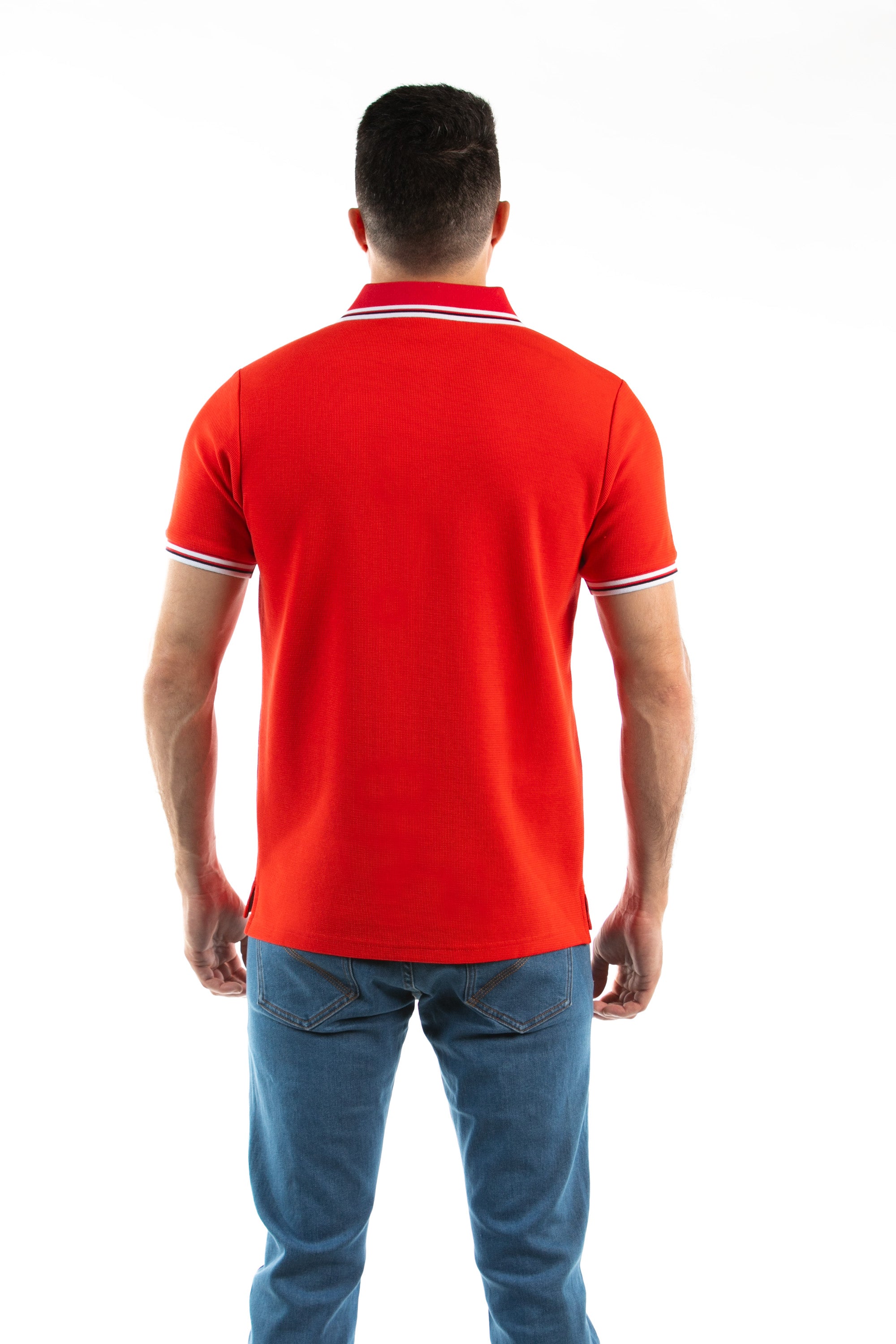 Poloshirt Oscar de La Renta Mangas Cortas Liso para Caballeros