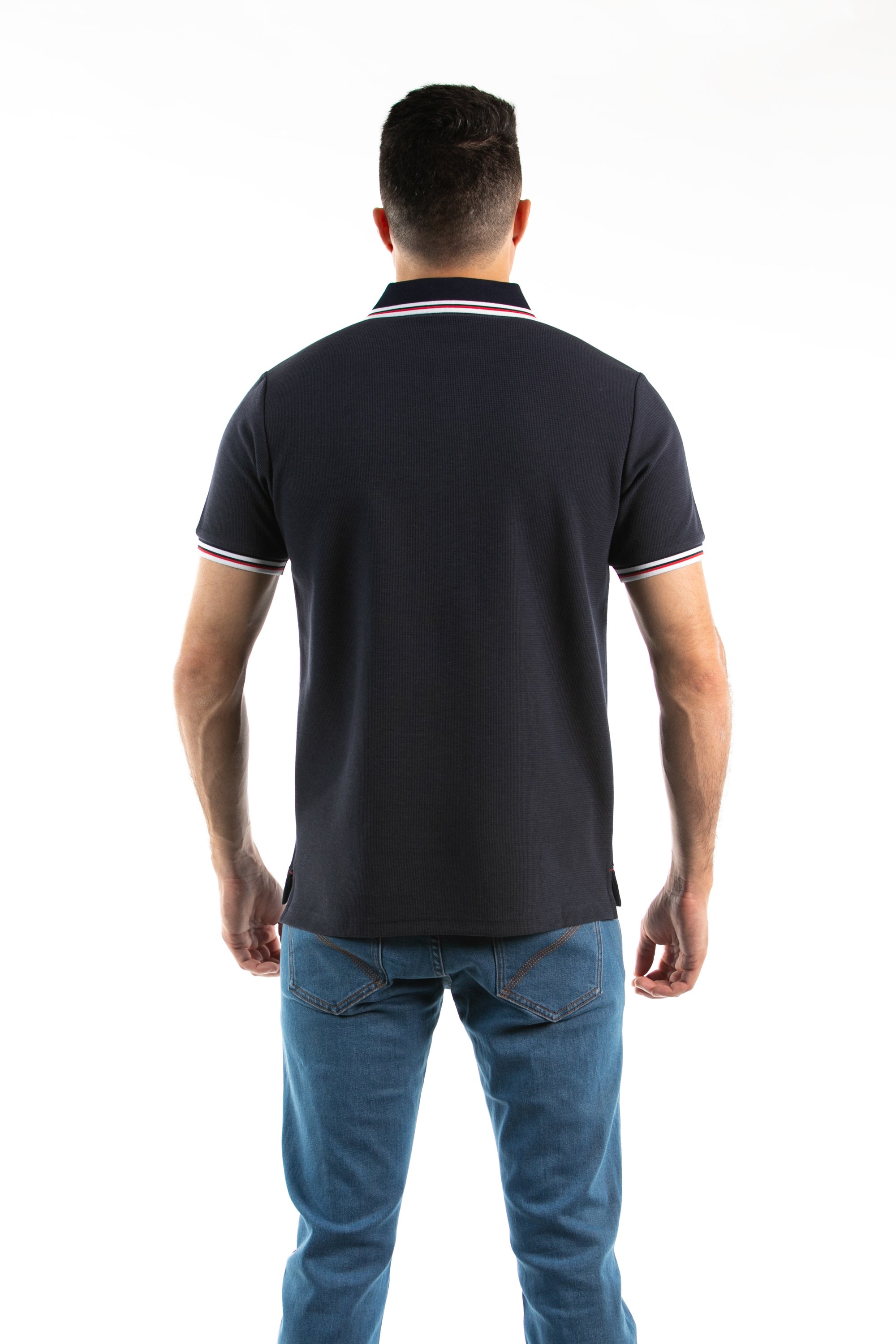 Poloshirt Oscar de La Renta Mangas Cortas Liso para Caballeros