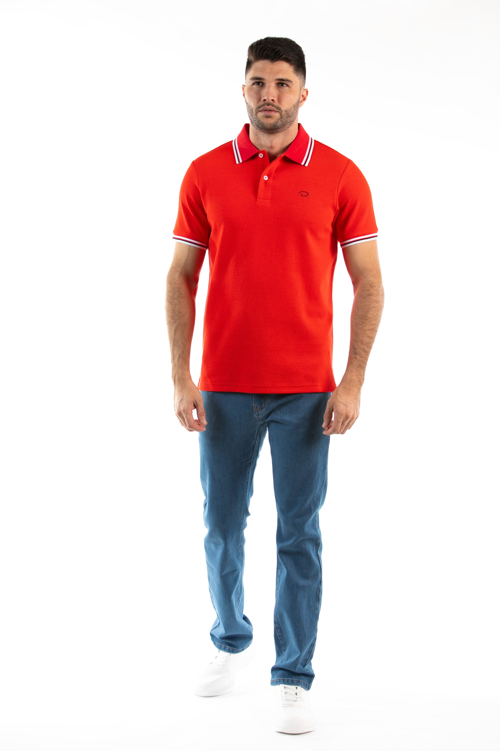 Poloshirt Oscar de La Renta Mangas Cortas Liso para Caballeros