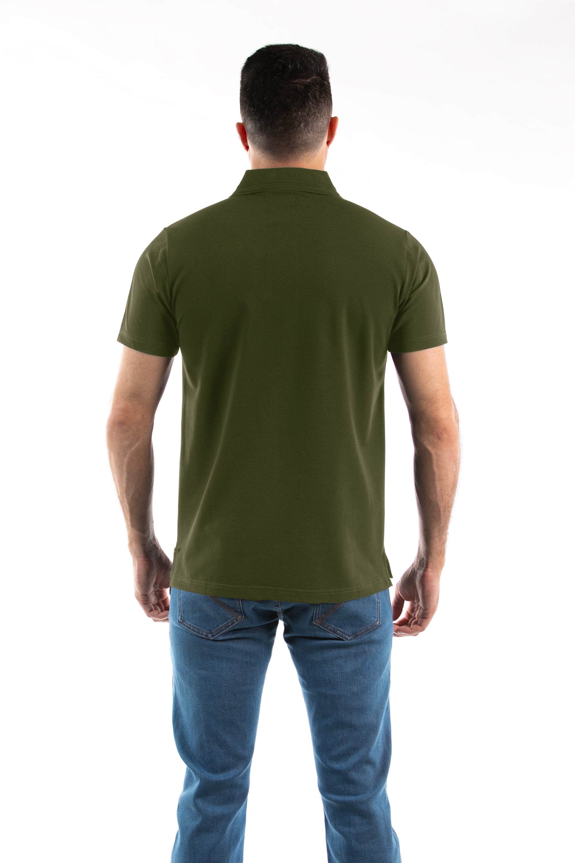 Poloshirt Oscar de La Renta Mangas Cortas Liso para Caballeros