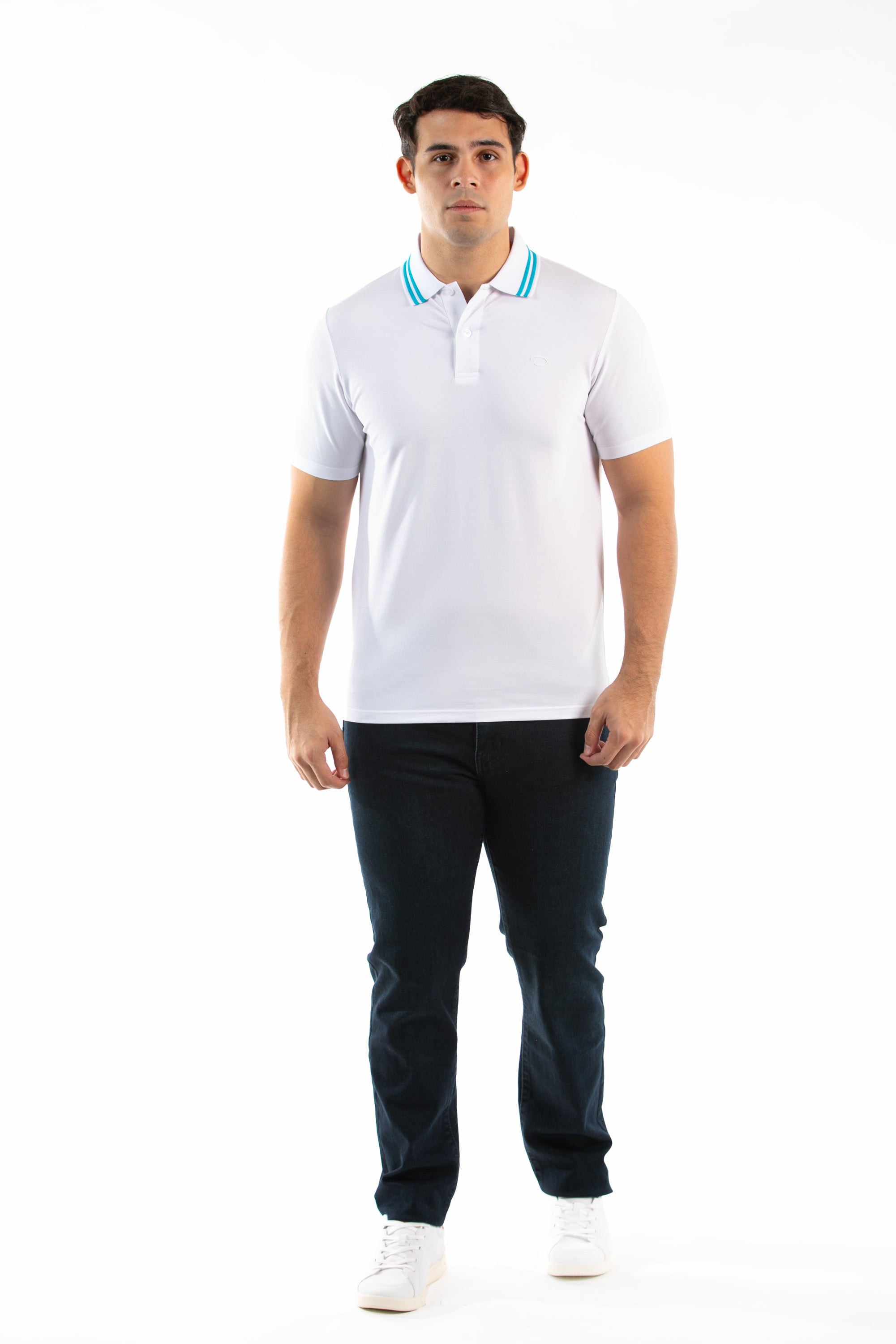 Poloshirt Oscar de La Renta Mangas Cortas Liso para Caballeros