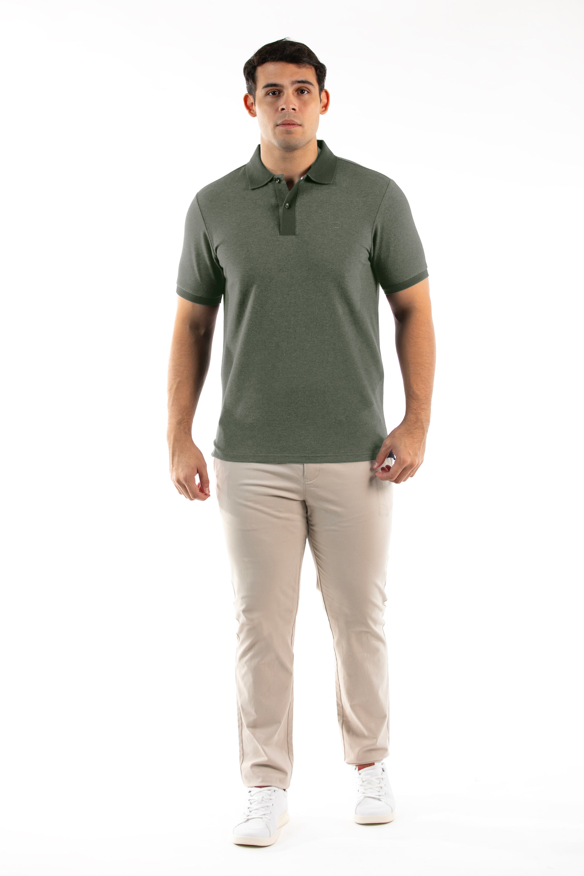 Poloshirt Oscar de La Renta Mangas Cortas Liso para Caballeros