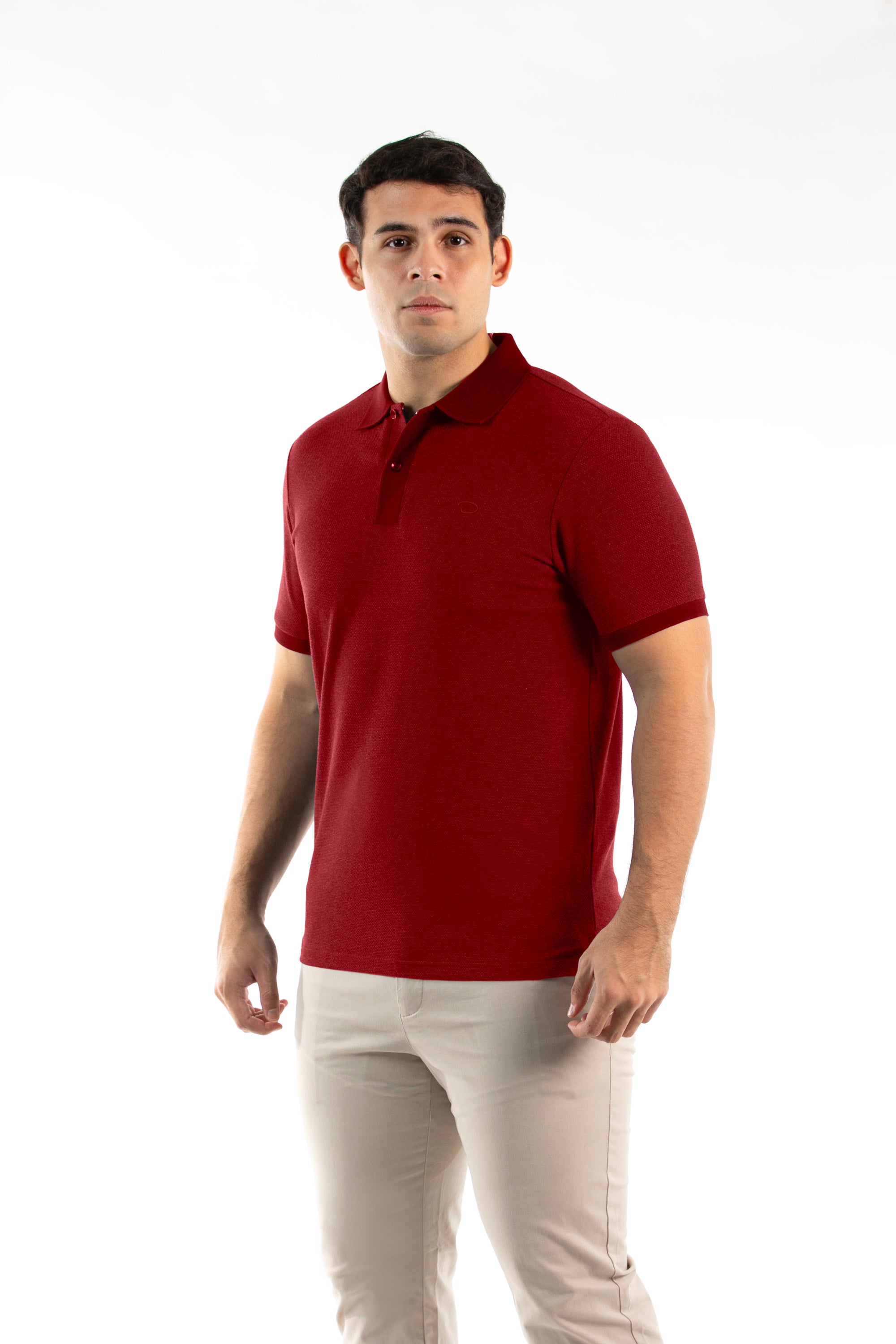 Poloshirt Oscar de La Renta Mangas Cortas Liso para Caballeros