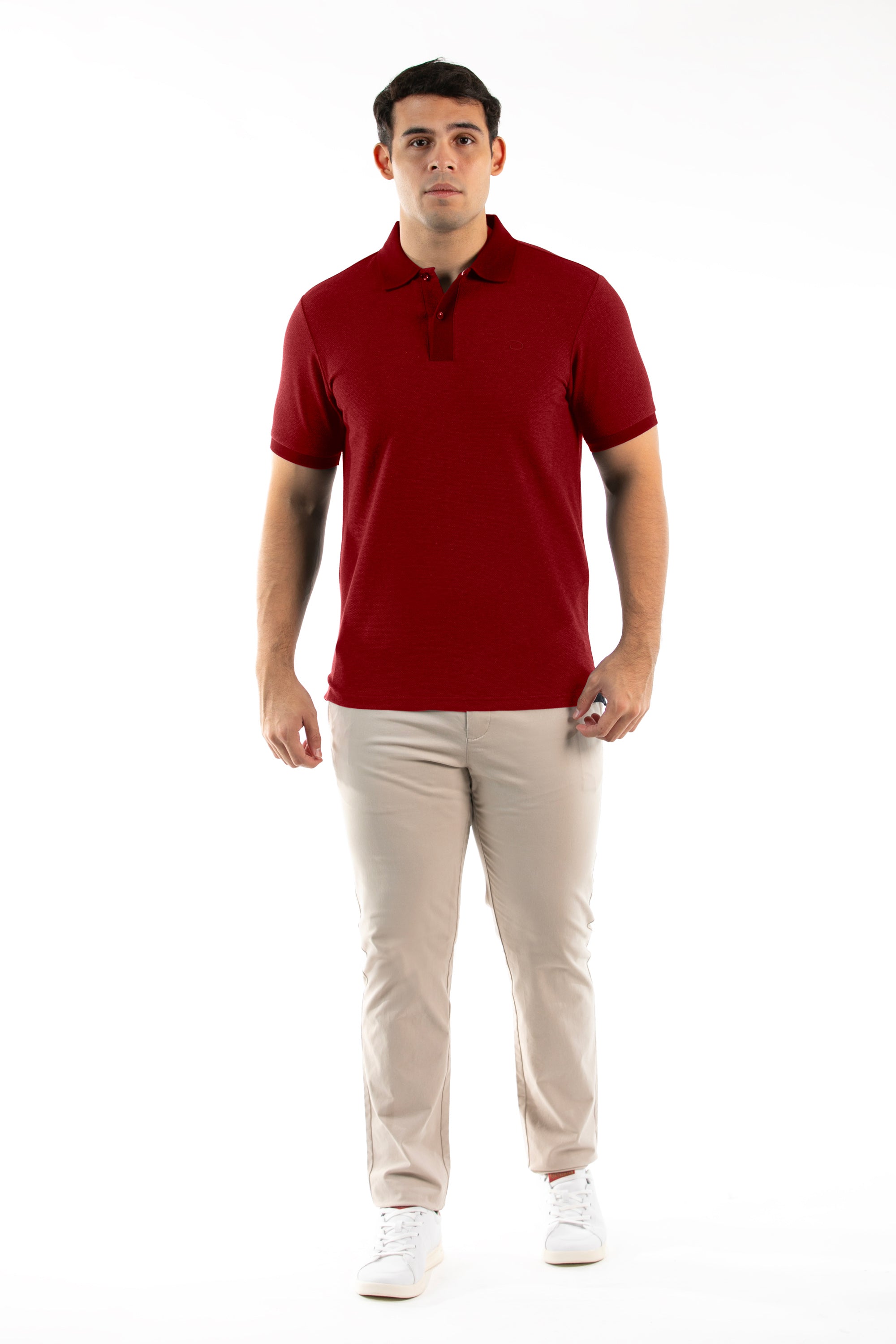 Poloshirt Oscar de La Renta Mangas Cortas Liso para Caballeros