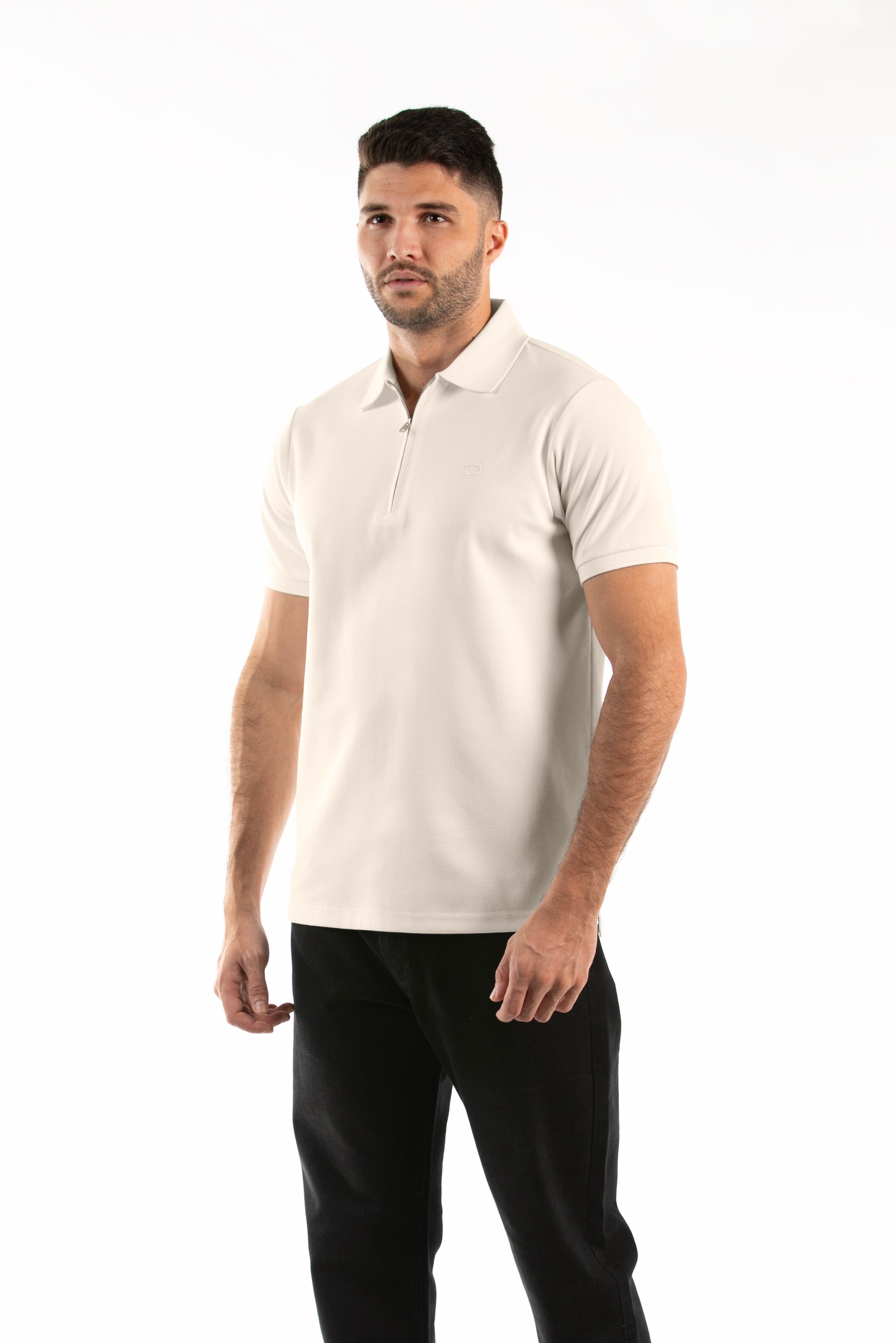 Poloshirt Oscar de La Renta Mangas Cortas Liso para Caballeros