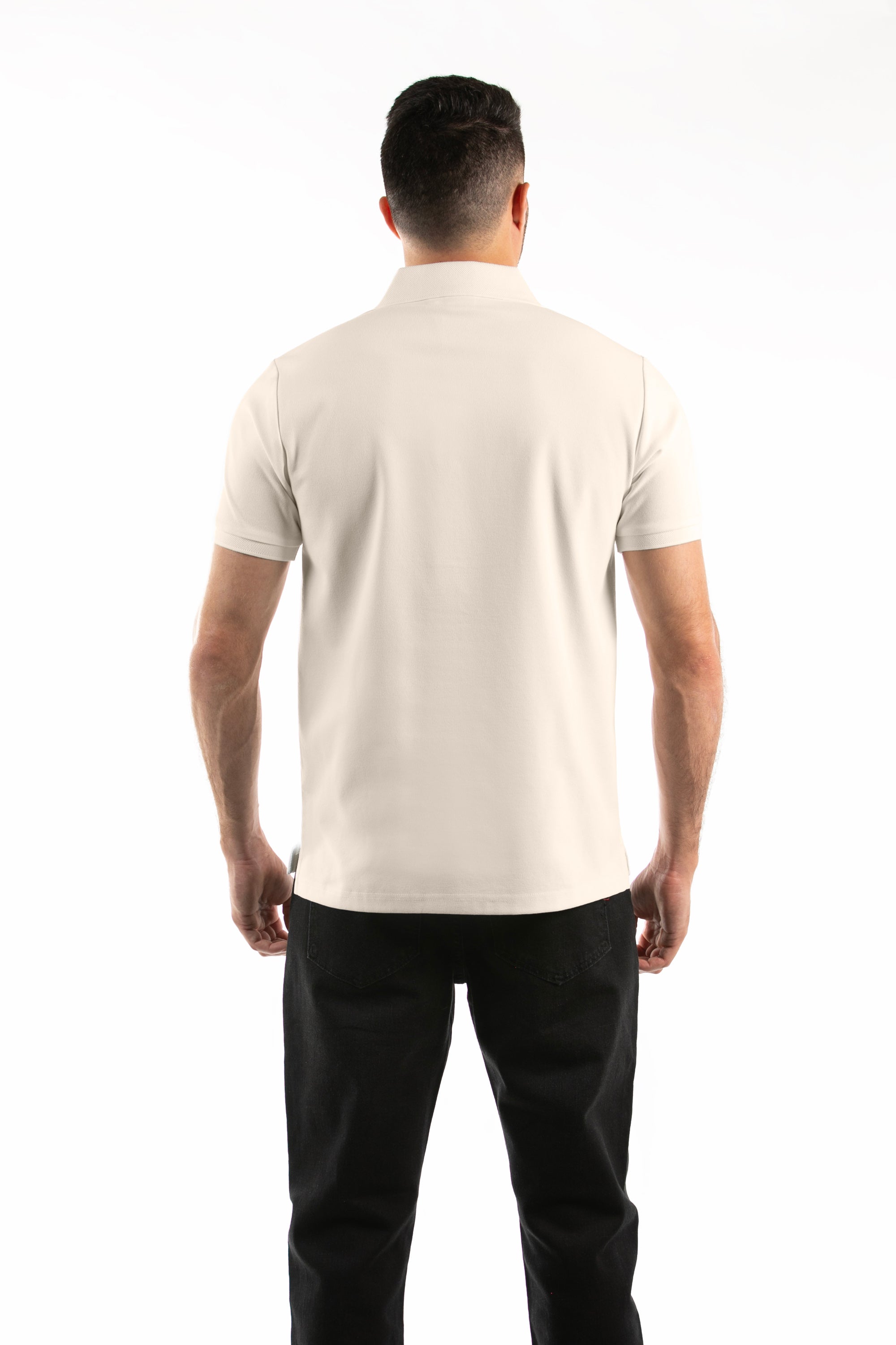 Poloshirt Oscar de La Renta Mangas Cortas Liso para Caballeros