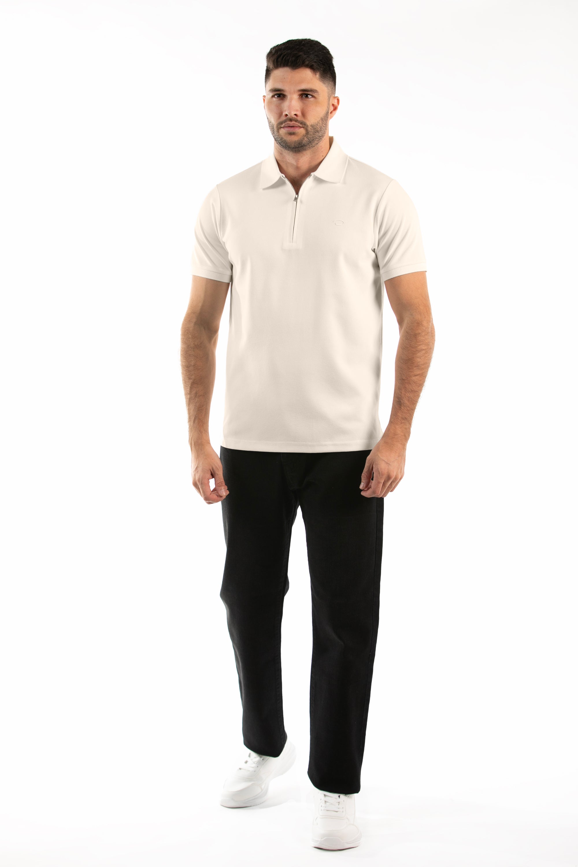 Poloshirt Oscar de La Renta Mangas Cortas Liso para Caballeros