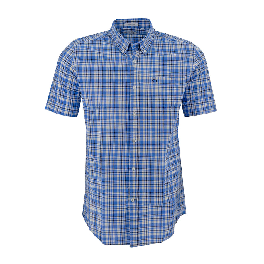 Camisa Oscar De La Renta Mangas Cortas Cuadros para Caballeros – INDIGO