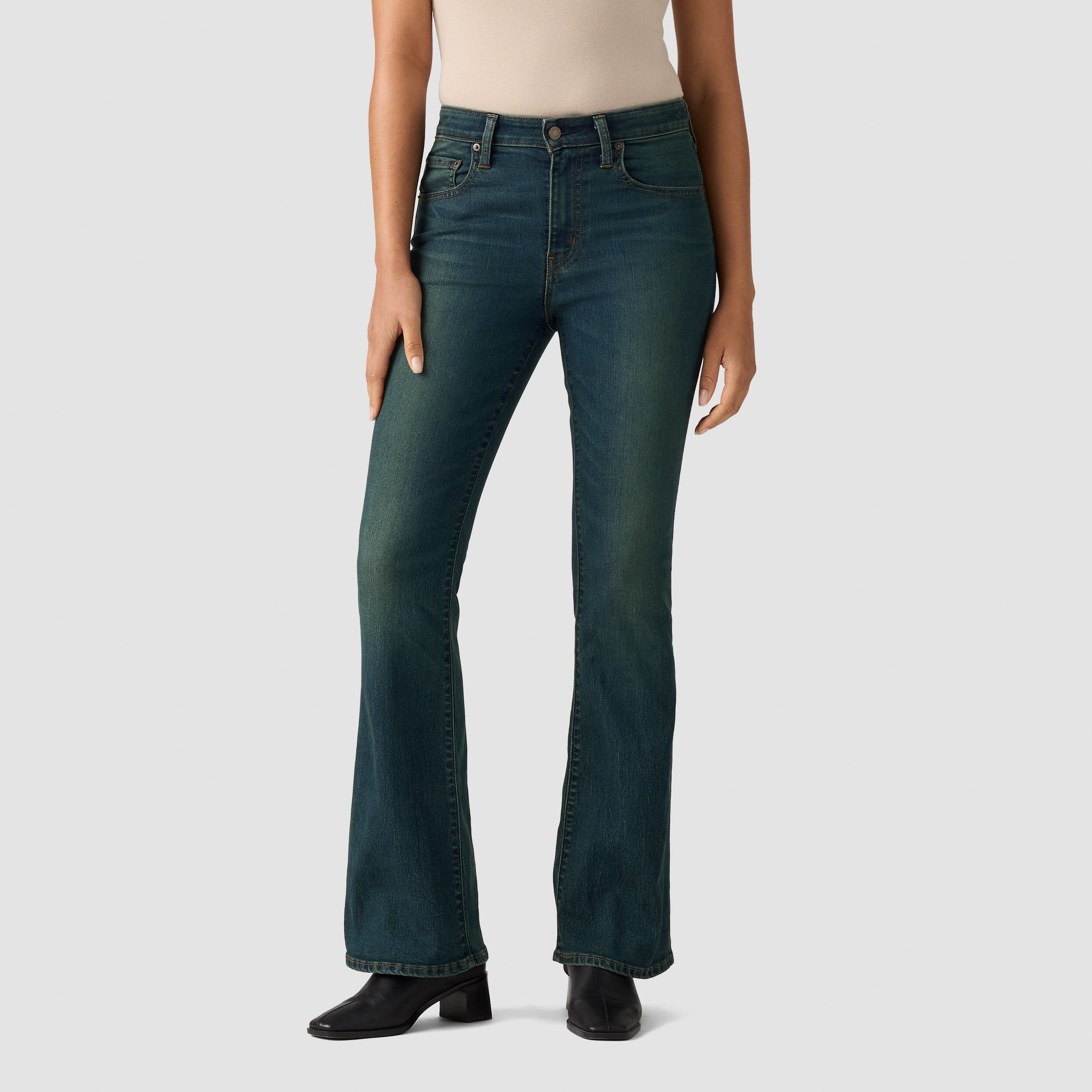 Pantalones Jeans Levis 726 Flare para Damas – GREEN/BLUE