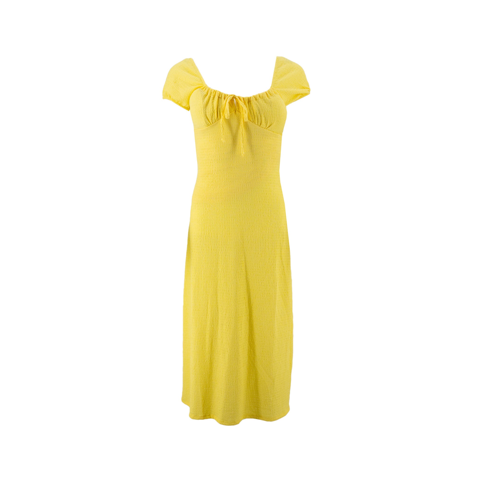 Vestido Madden Girl Mangas Cortas Liso para Damas
