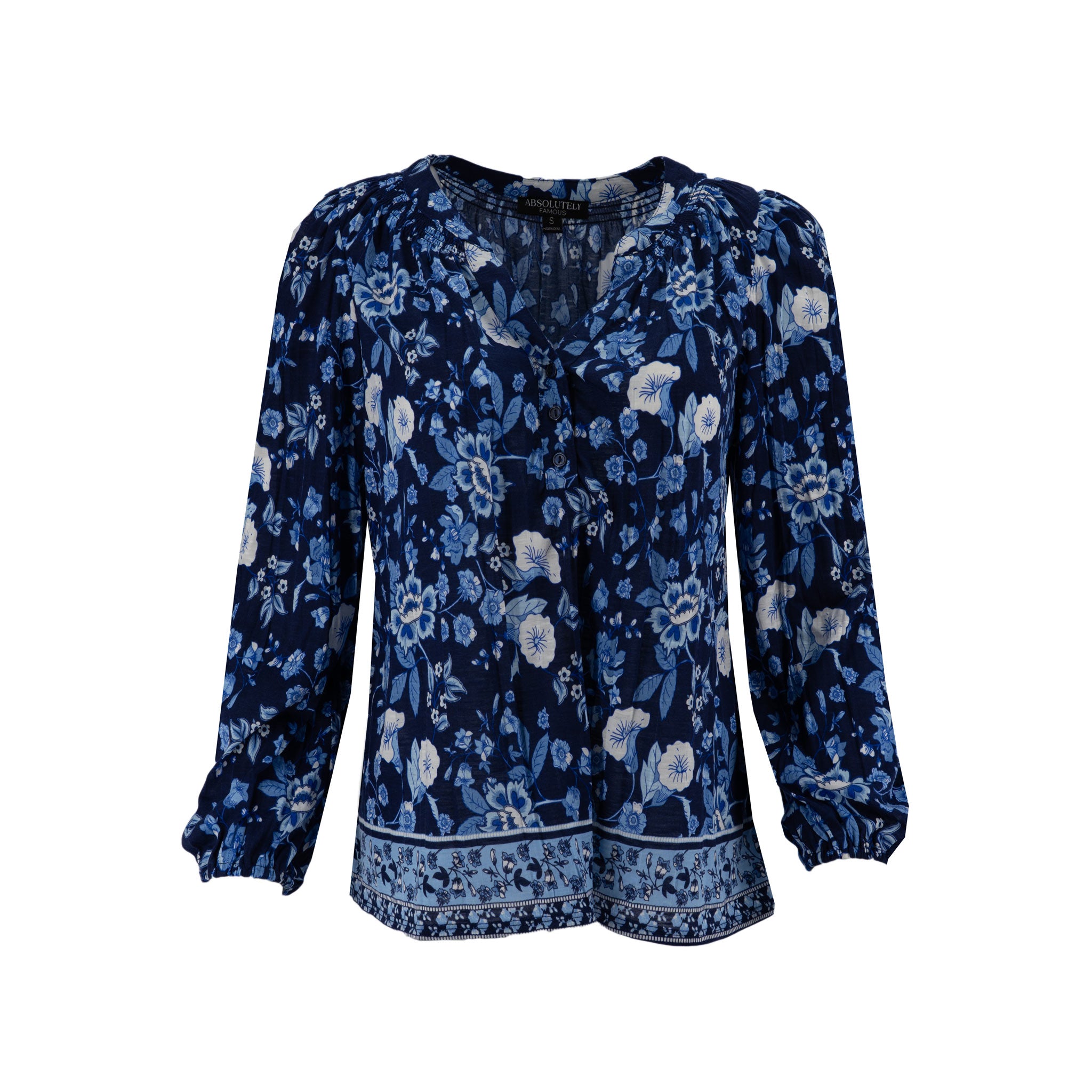 Blusa Absolutely Famous Mangas Largas Estampado para Damas