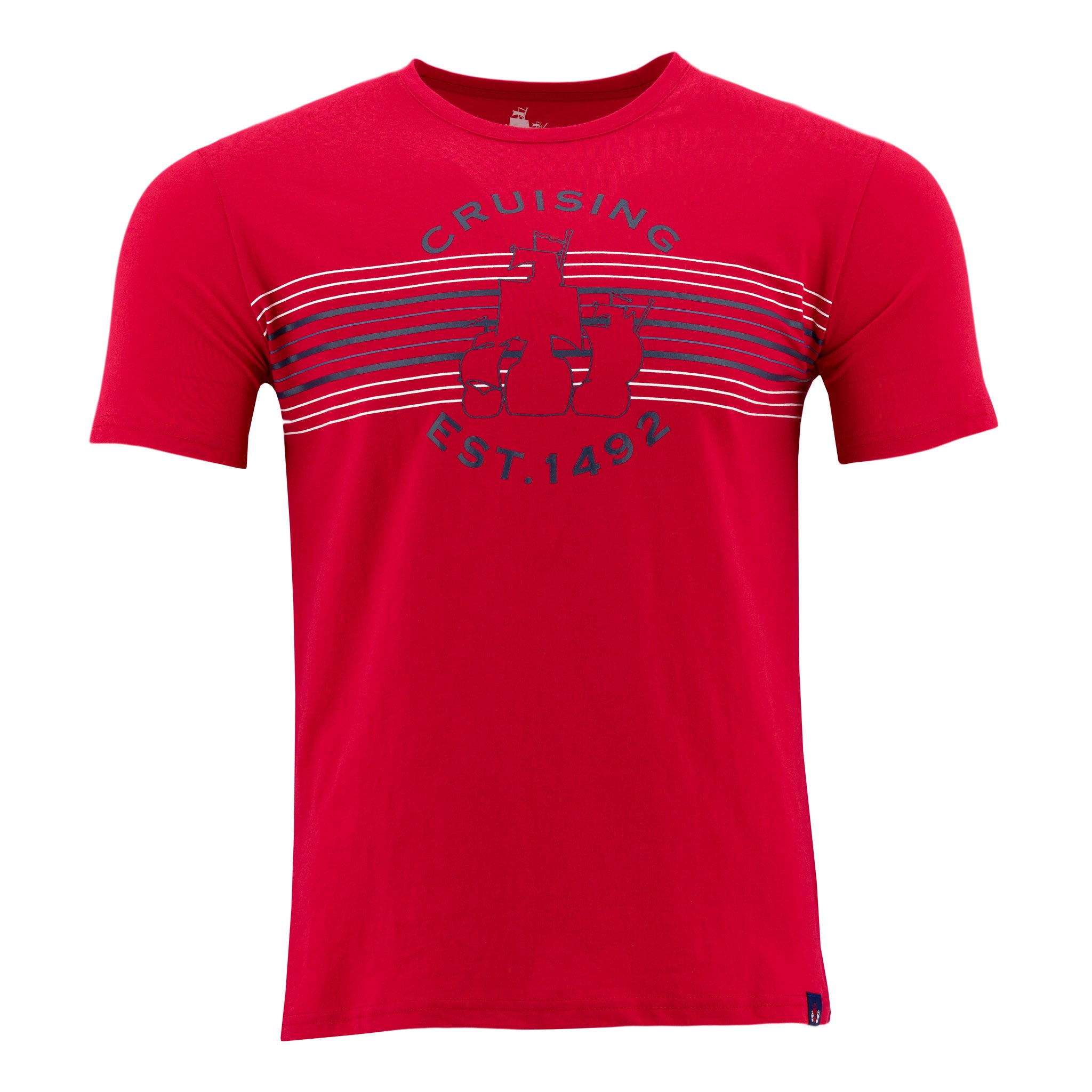 Camiseta 1492 Mangas Cortas Rayas P/ Caballeros ANT-385-387 by 1492