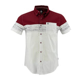 Camisa 1492 Combinada de Mangas Cortas para Caballeros