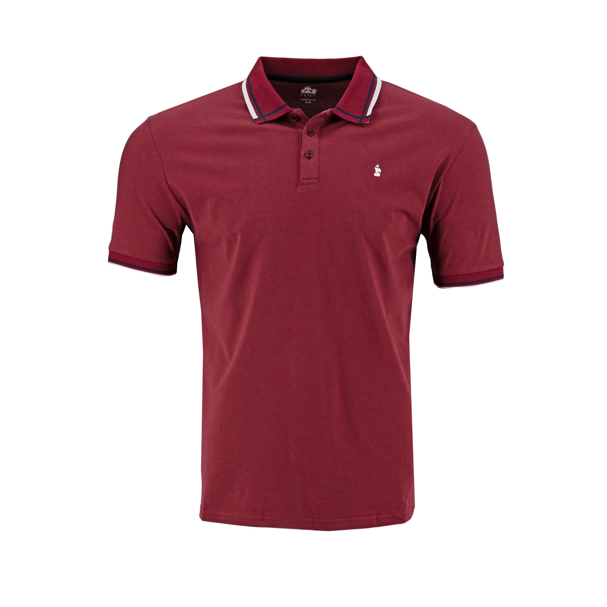 Poloshirt 1492 Mangas Cortas Liso para Caballeros