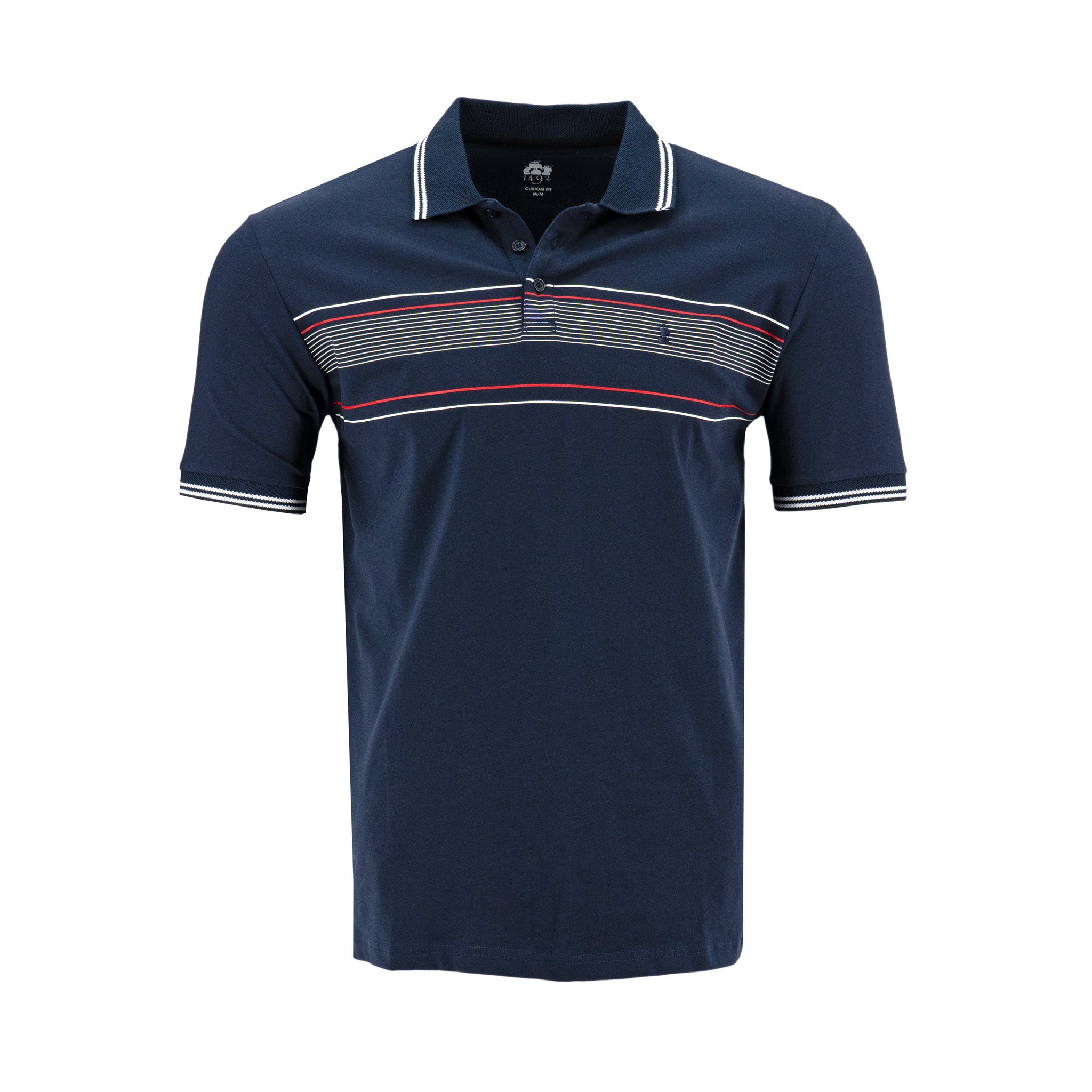 Poloshirt 1492 Mangas Cortas Rayas para Caballeros