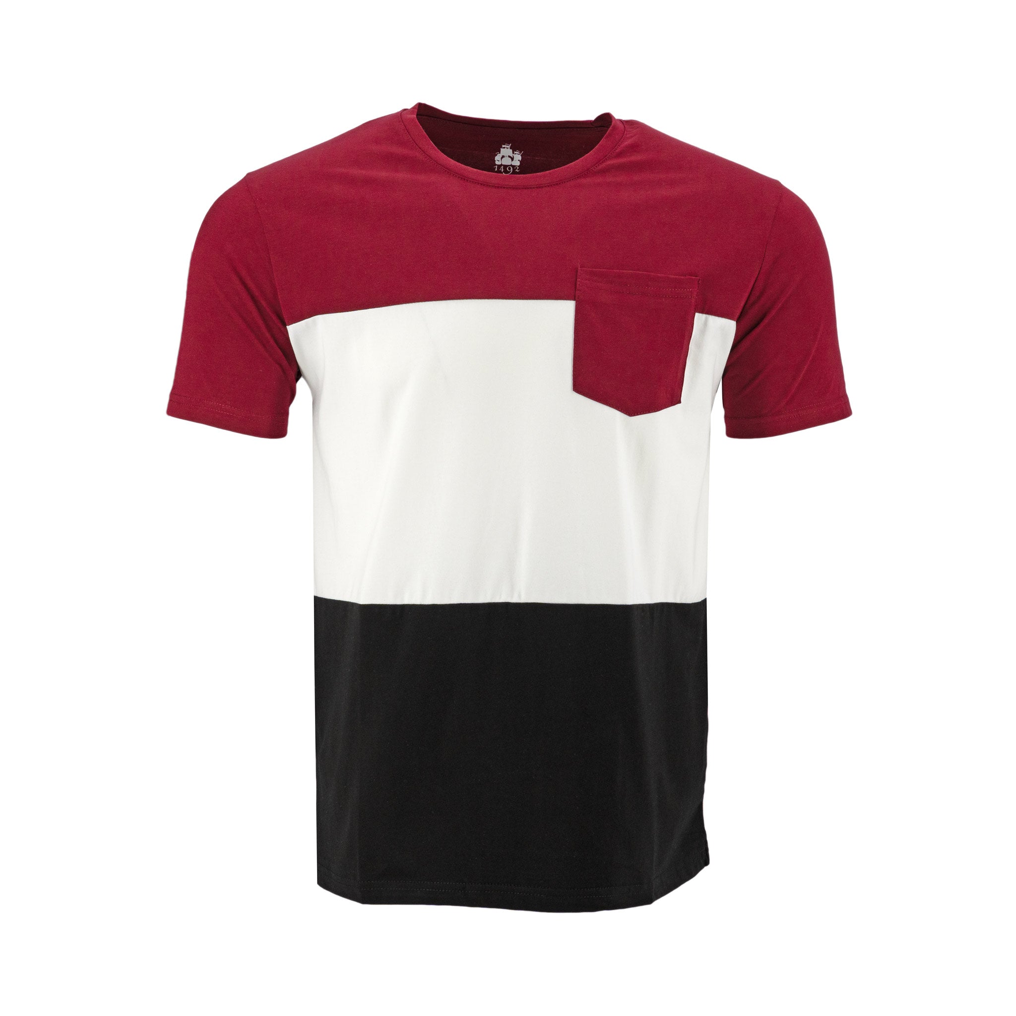 Camiseta 1492 Mangas Cortas Combinada para Caballeros