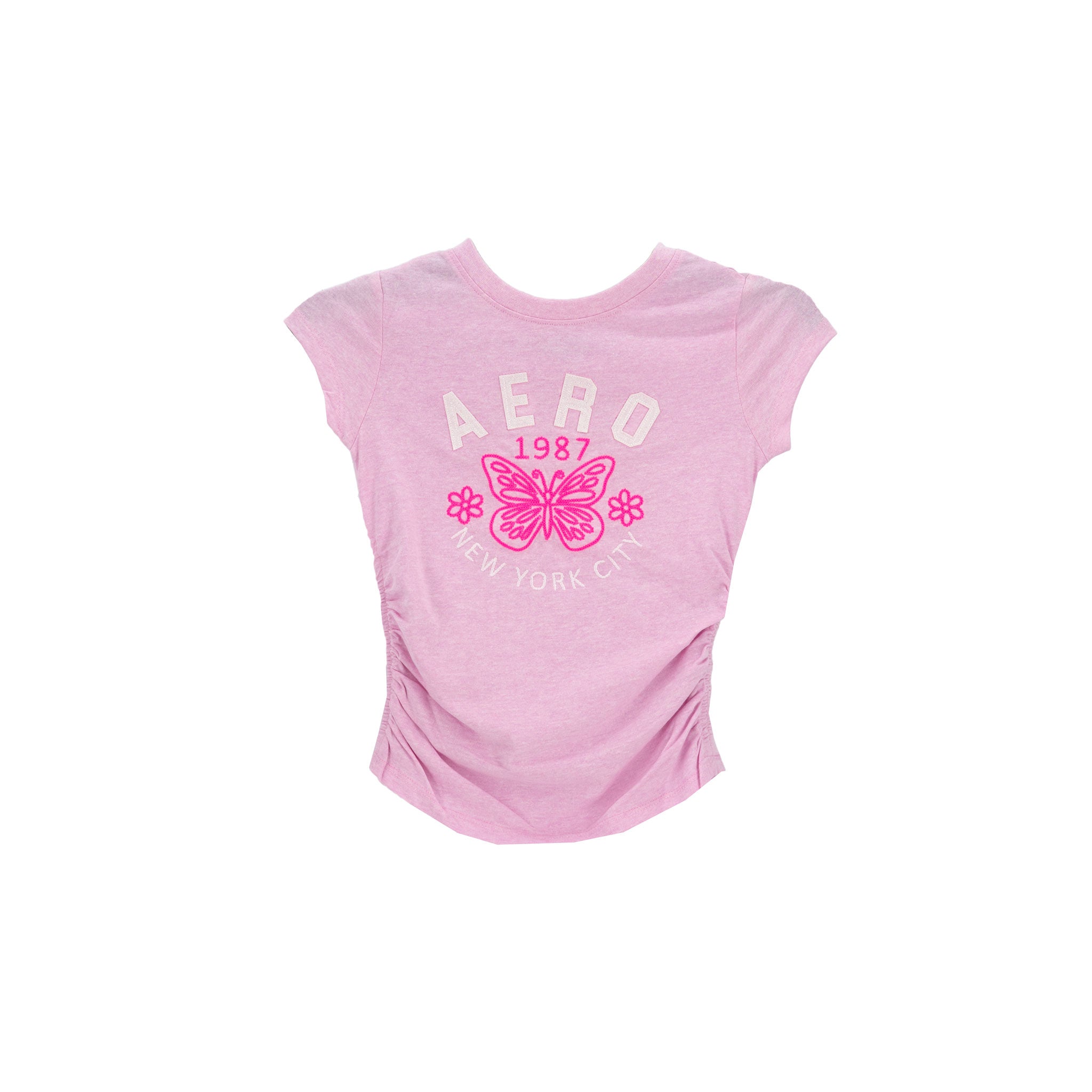 Camiseta Aeropostale Mangas Cortas Mariposa Nina