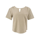 Blusa Sofia S Mangas Cortas Rayas para Damas