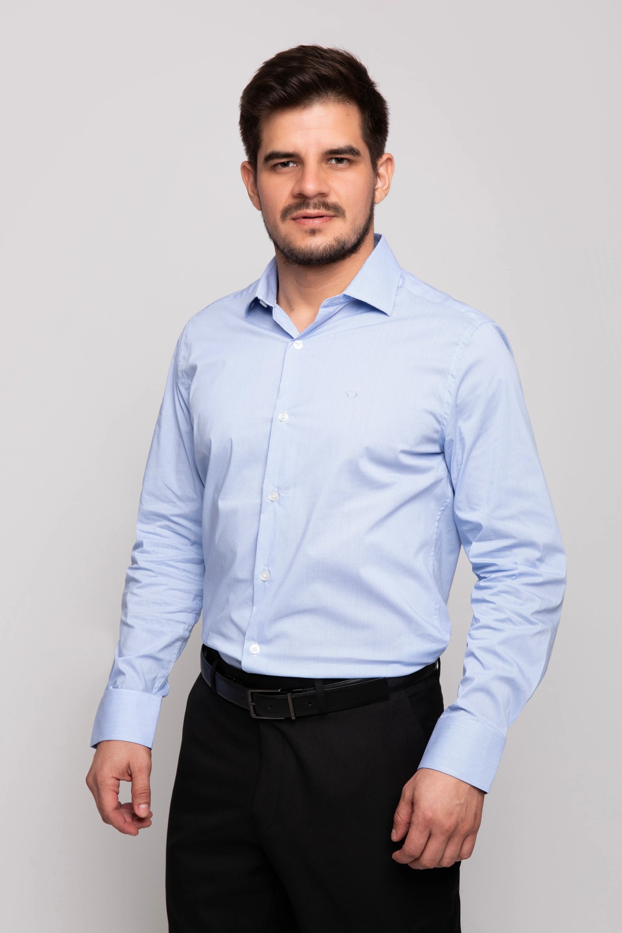 Camisa Oscar De La Renta Mangas Largas Cuadros Para Caballeros by Oscar De La Renta