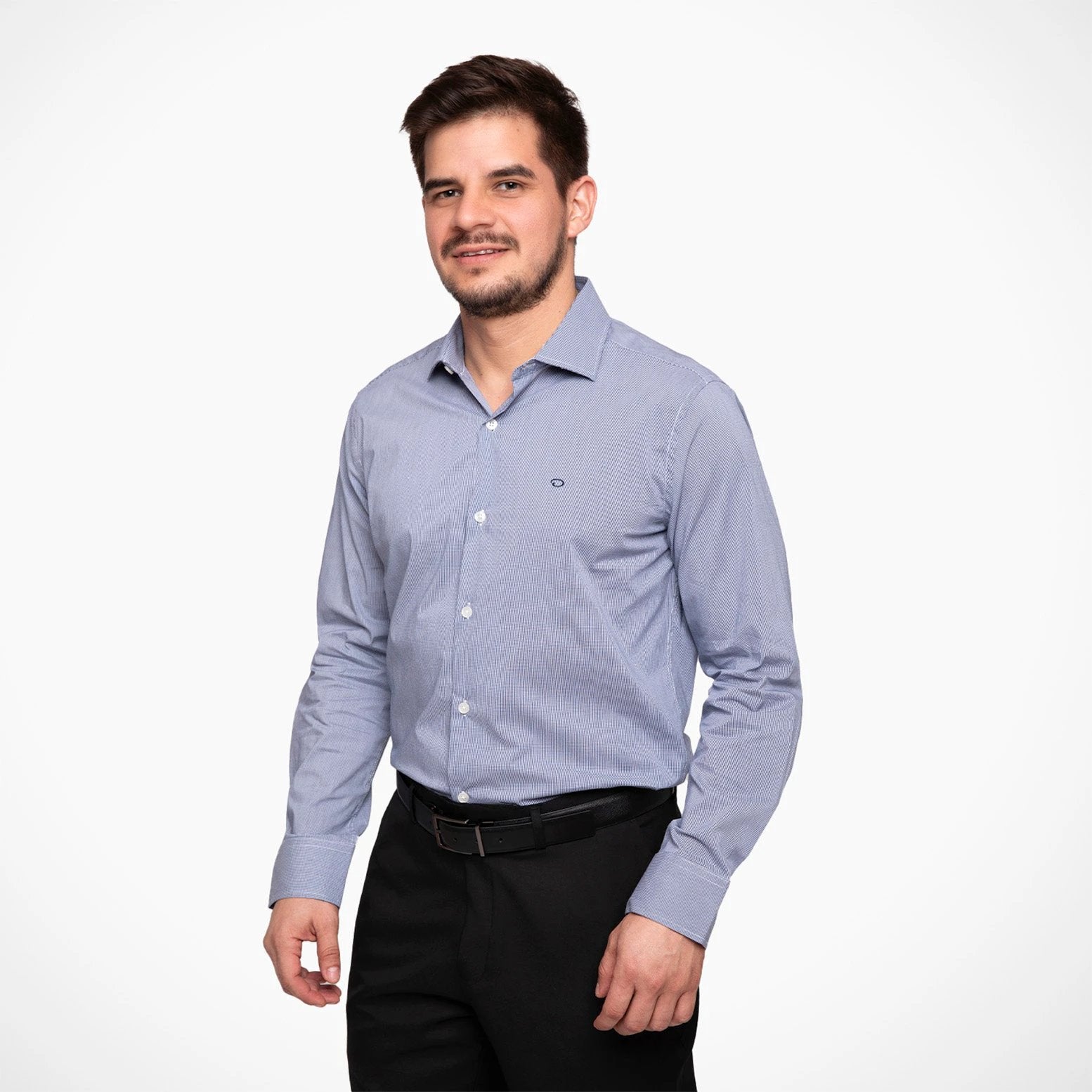 Camisa Oscar De La Renta Mangas Largas Cuadros Para Caballeros by Oscar De La Renta