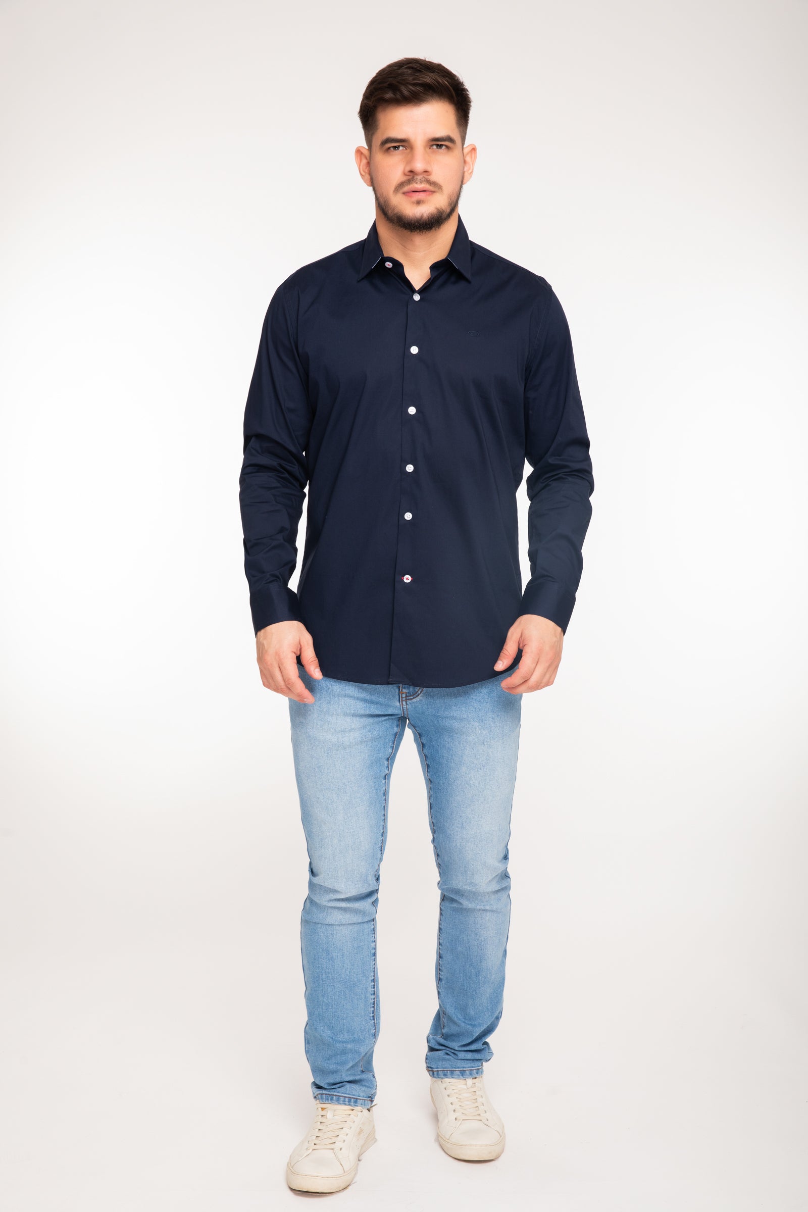 Camisa Oscar De La Renta Mangas Largas Lisa P/ Caballeros by Oscar De La Renta