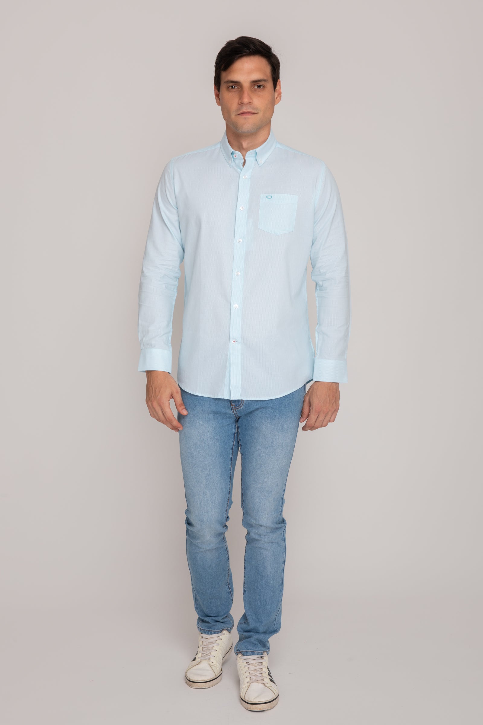 Camisa Oscar De La Renta Mangas Largas Rayas P/ Caballeros by Oscar De La Renta