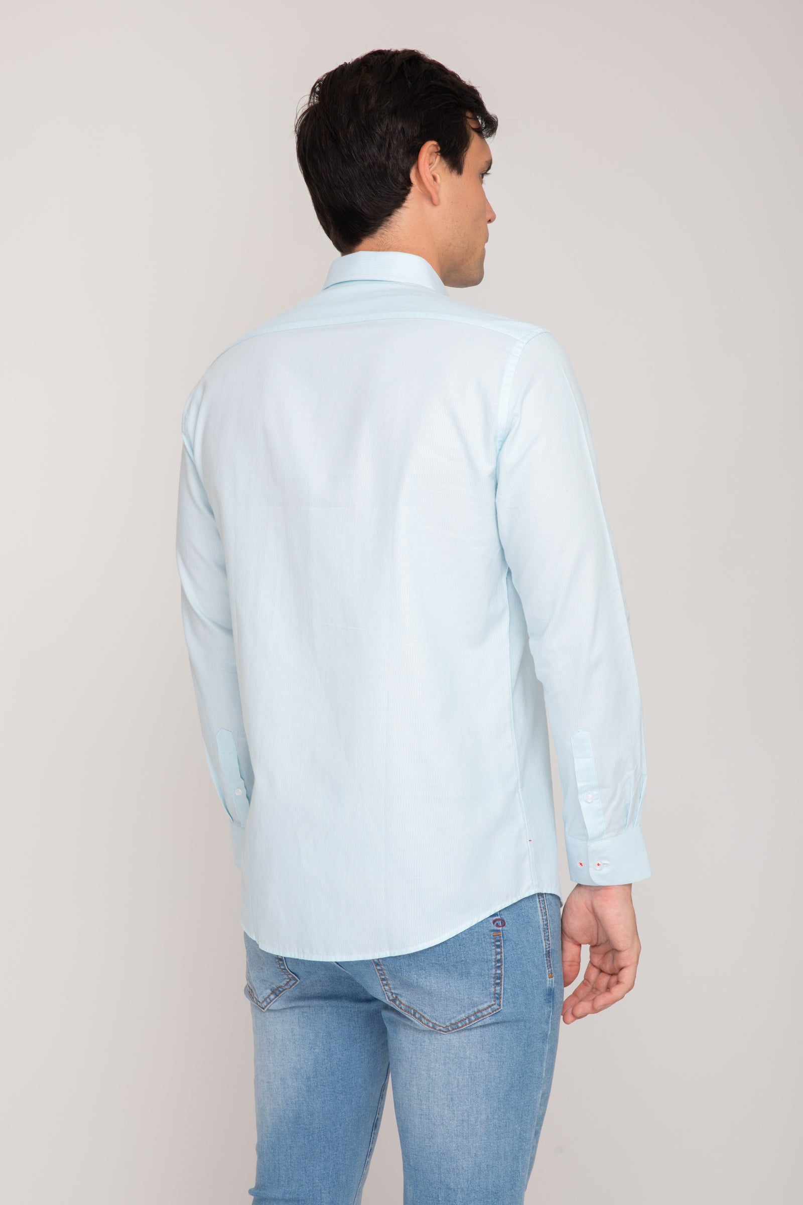 Camisa Oscar De La Renta Mangas Largas Rayas P/ Caballeros by Oscar De La Renta