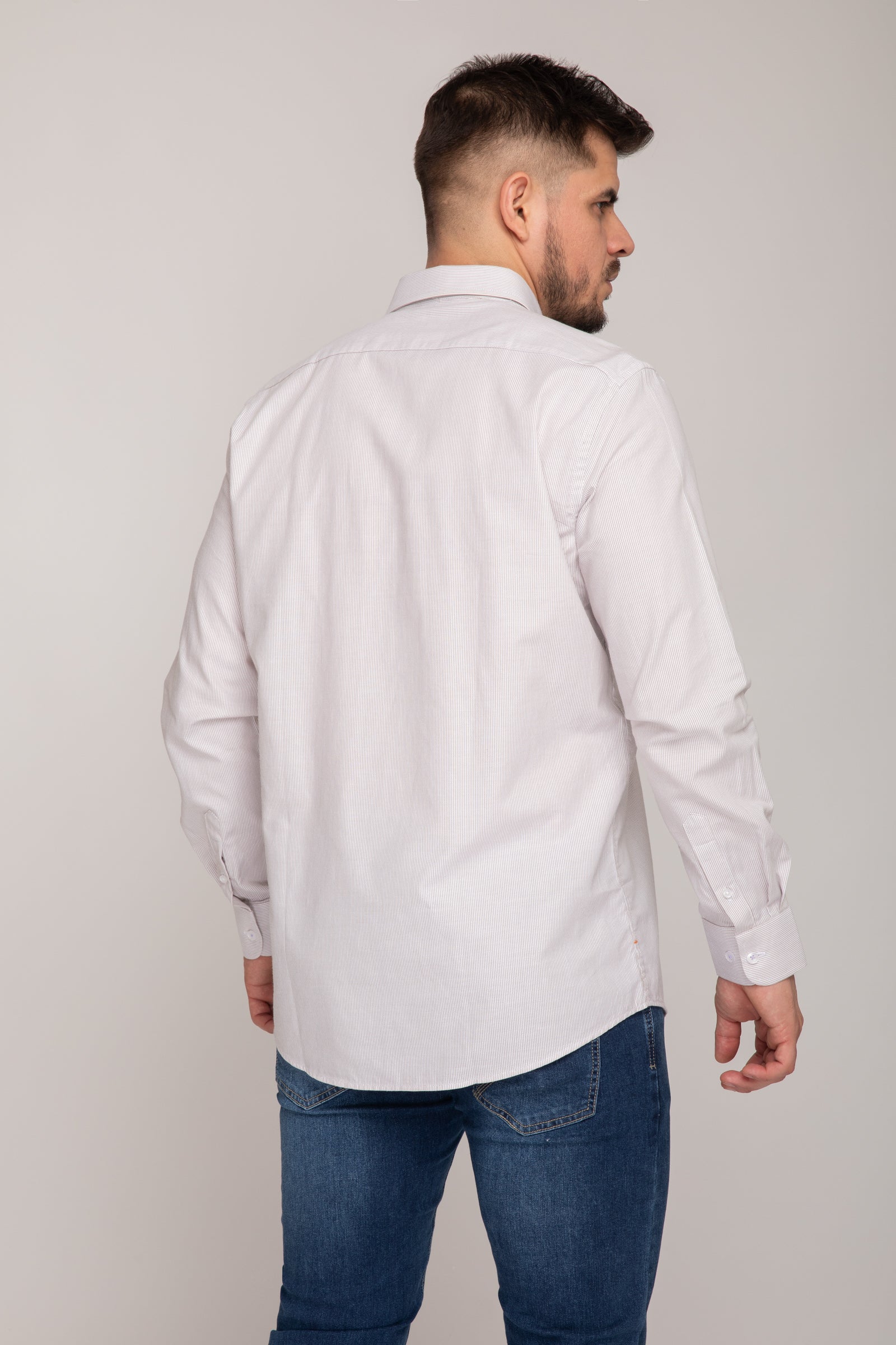 Camisa Oscar De La Renta Mangas Largas Rayas P/ Caballeros by Oscar De La Renta