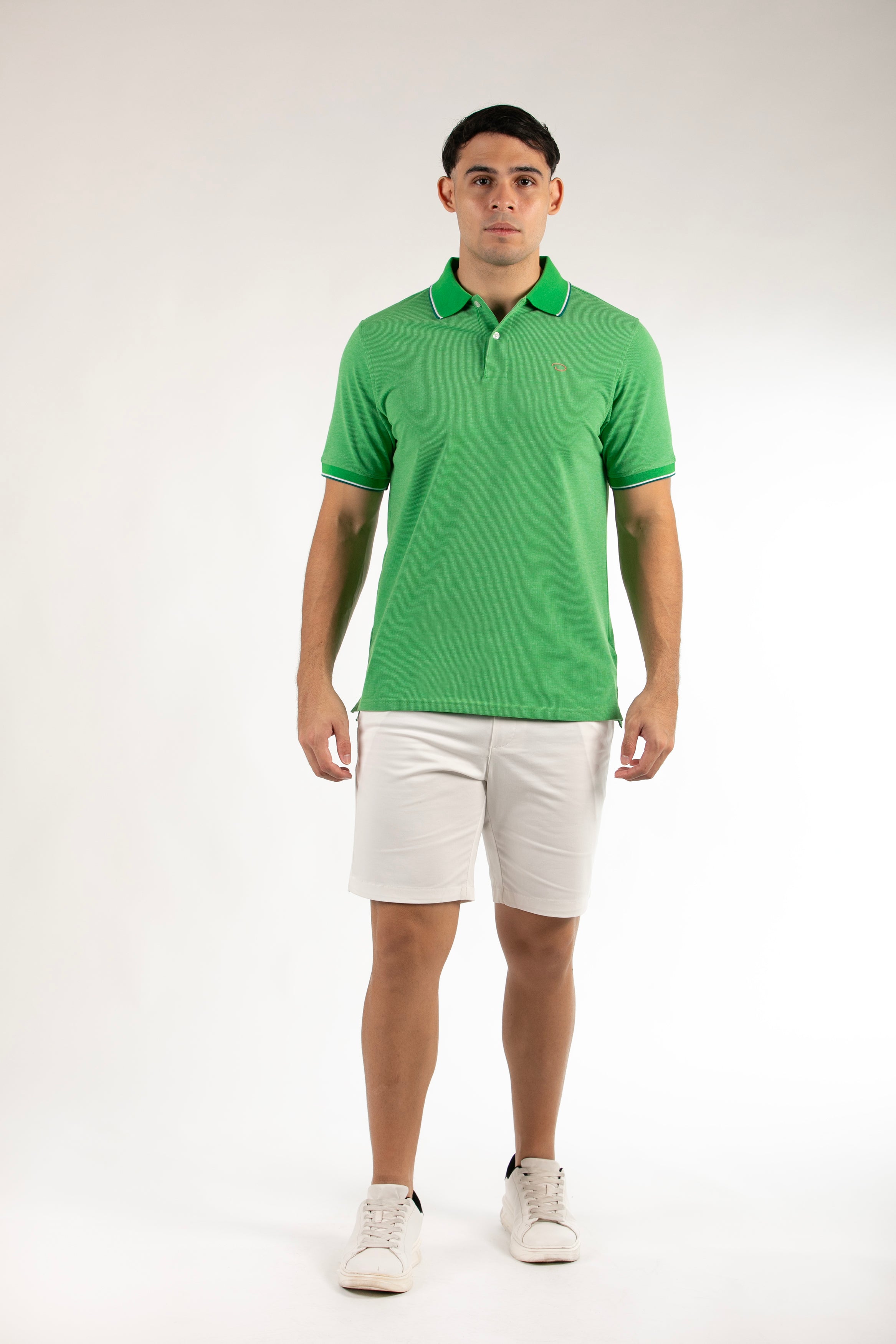 Poloshirt Oscar De La Renta Mangas Cortas Liso Para Caballeros