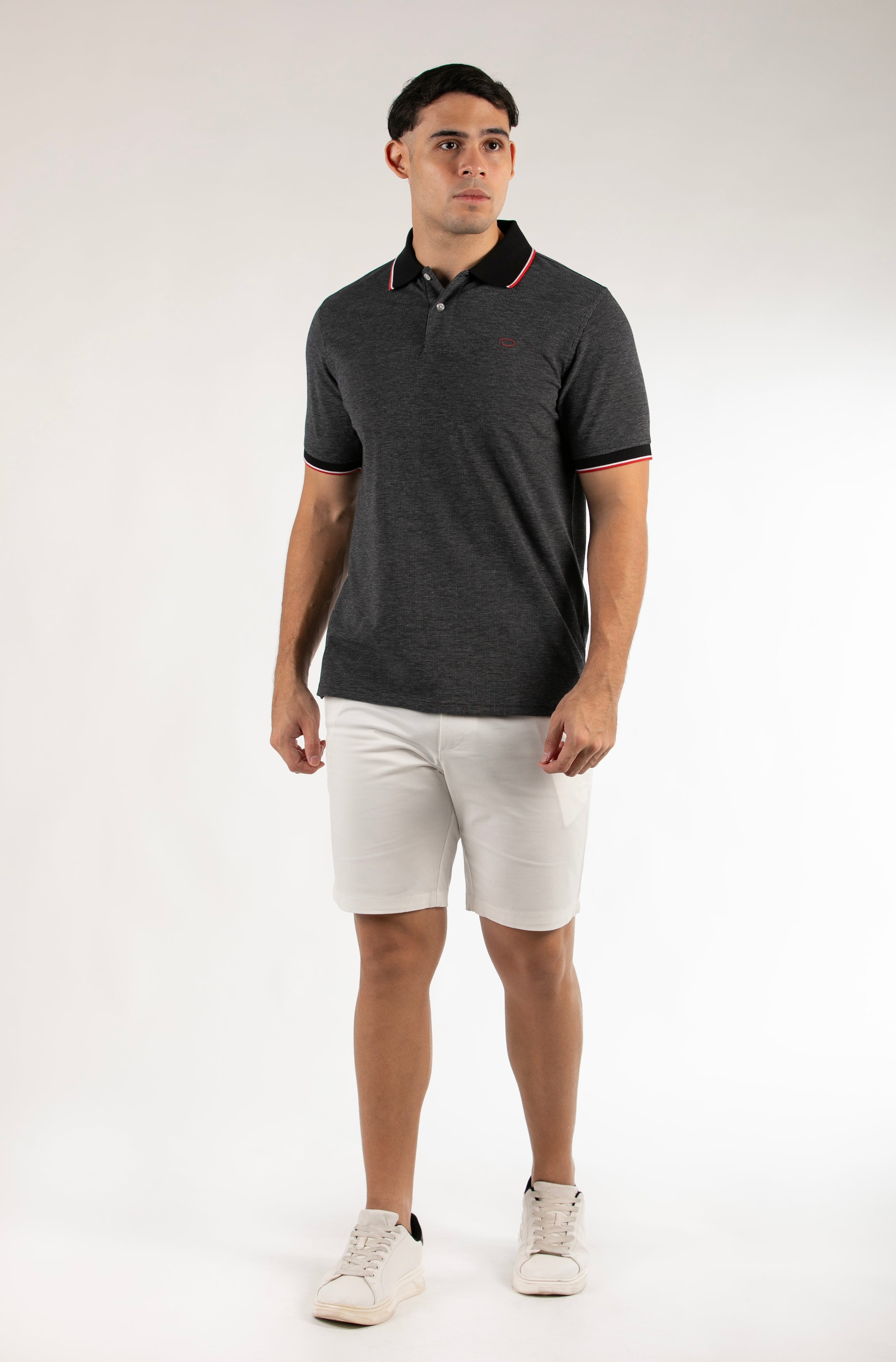 Poloshirt Oscar De La Renta Mangas Cortas Liso Para Caballeros