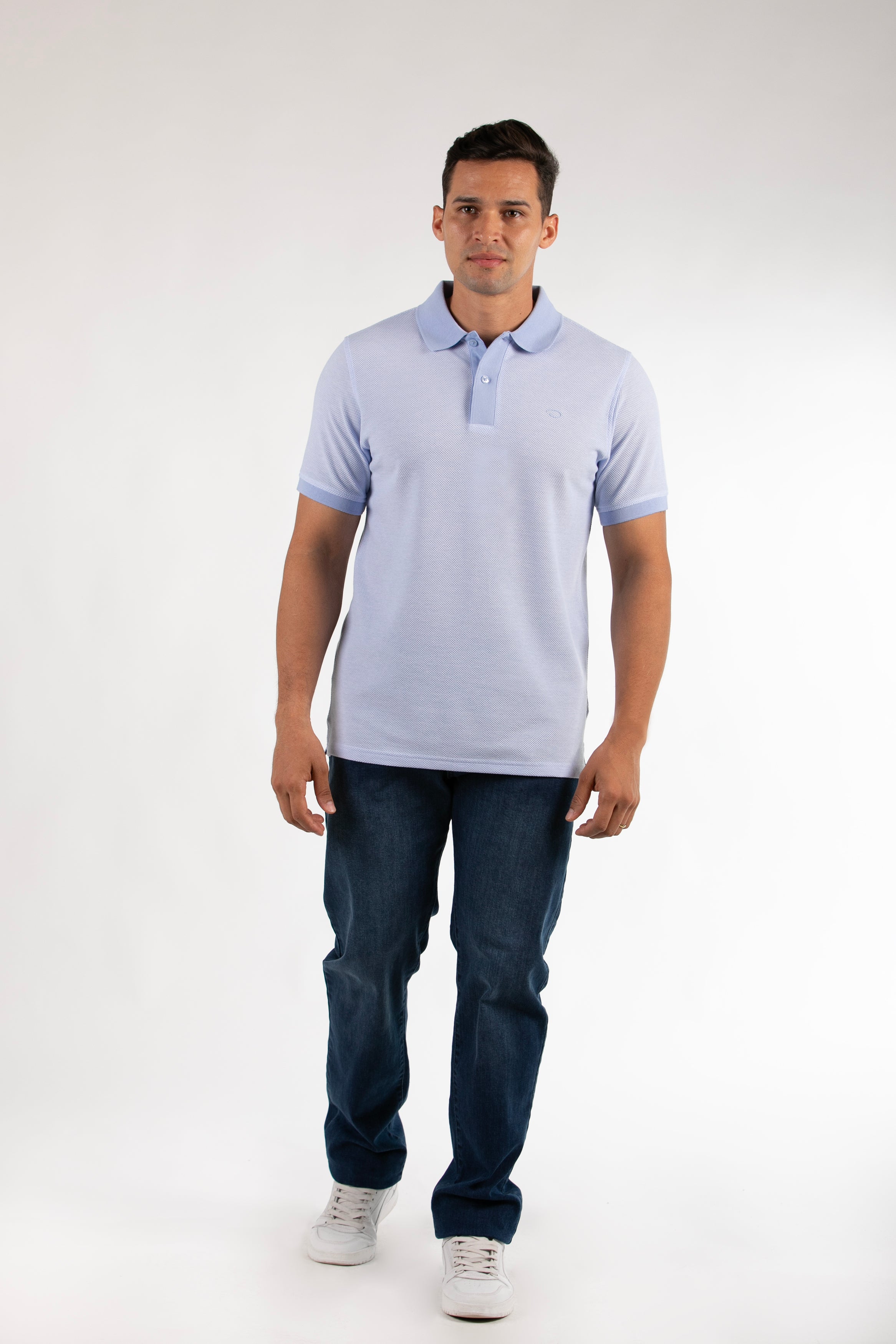 Poloshirt Oscar De La Renta Mangas Cortas Liso Para Caballeros