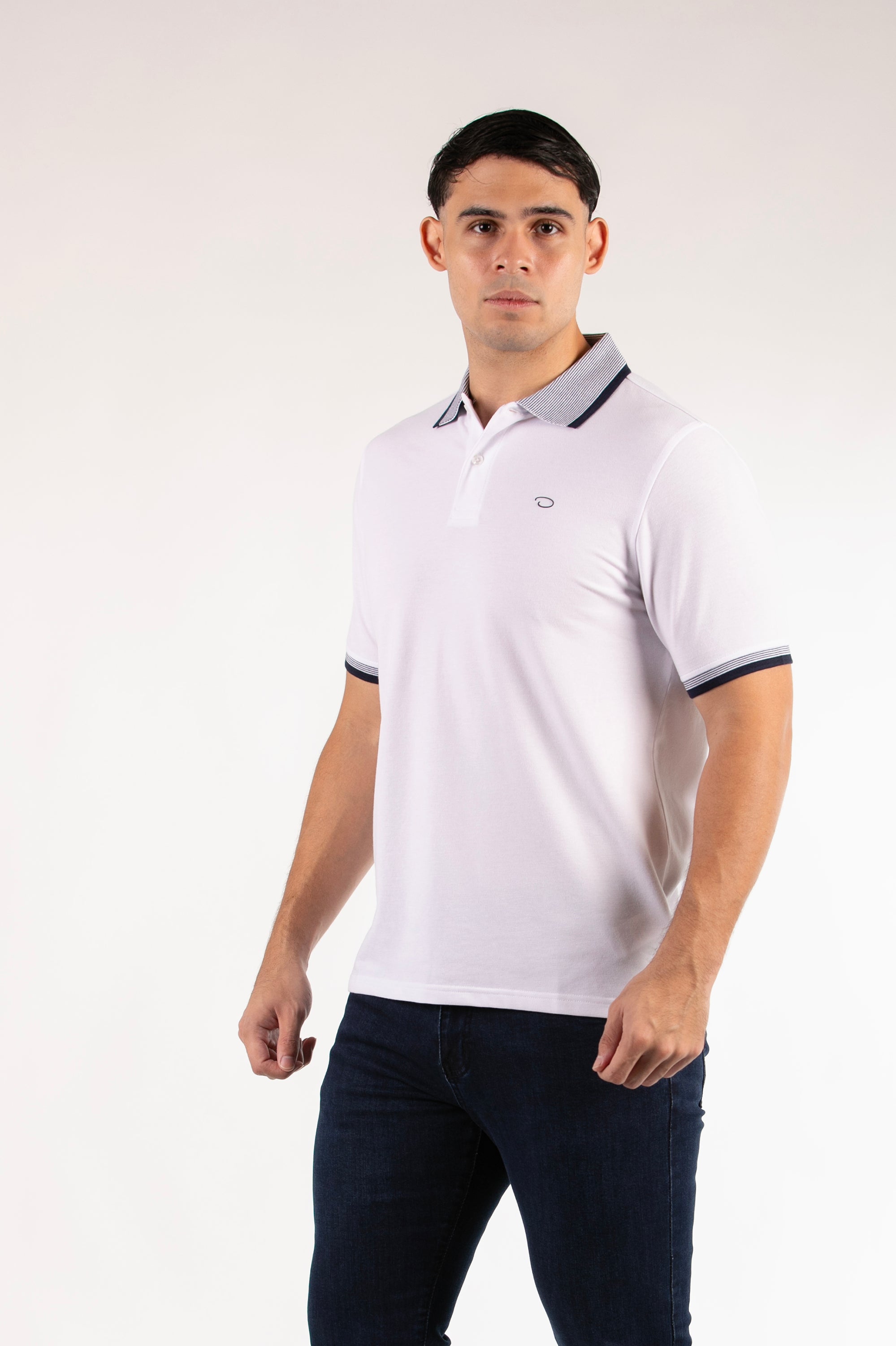 Poloshirt Oscar De La Renta Mangas Cortas Liso Para Caballeros